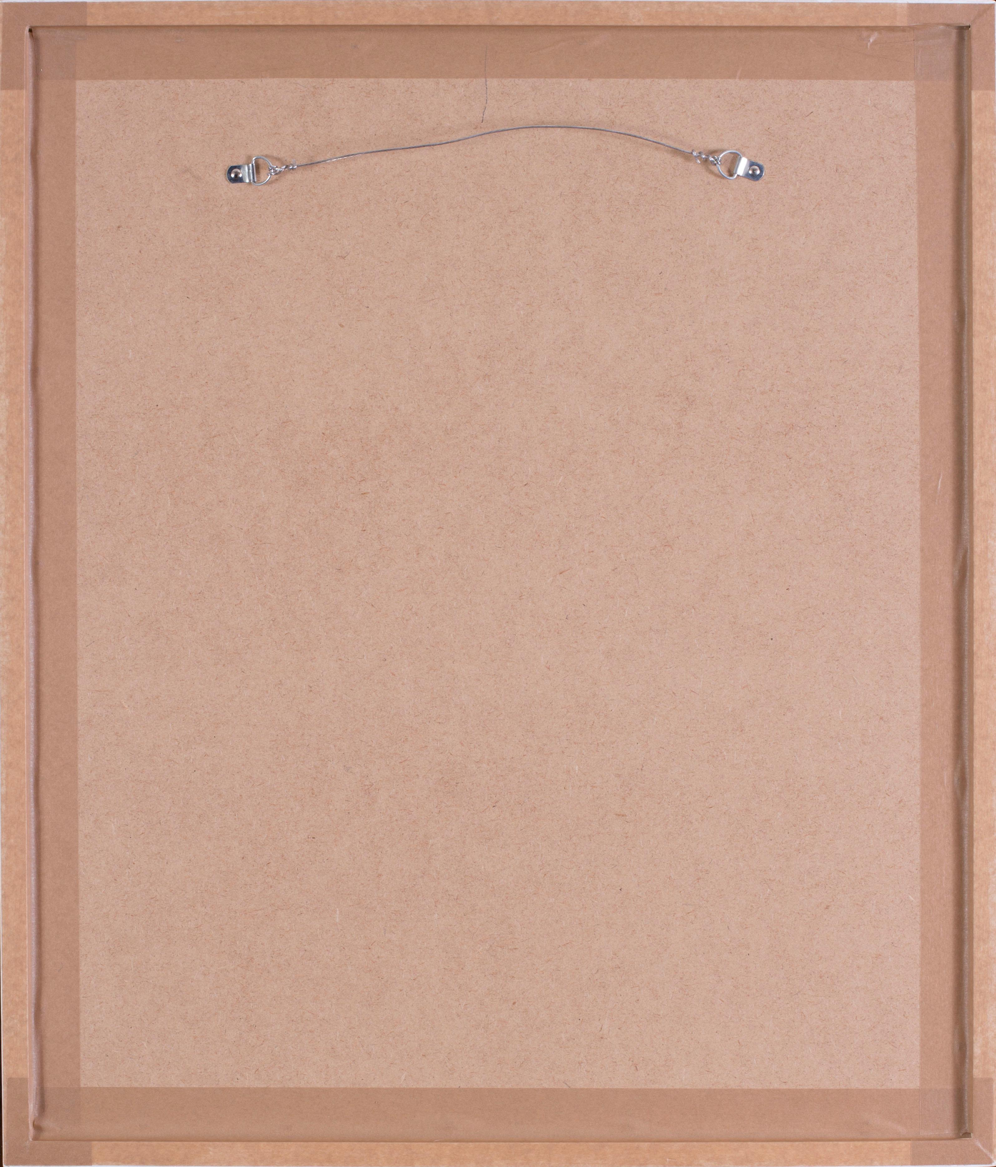 Veilleuse au Seuil de Nos Terrassements Dent Prompte VI - Beige Abstract Print by Max Ernst