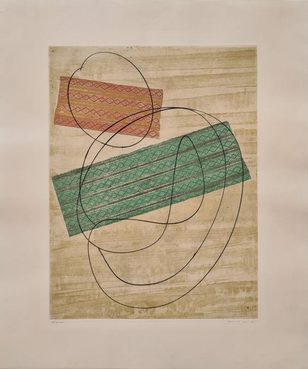 Abstract Print Max Ernst - Papier peint
