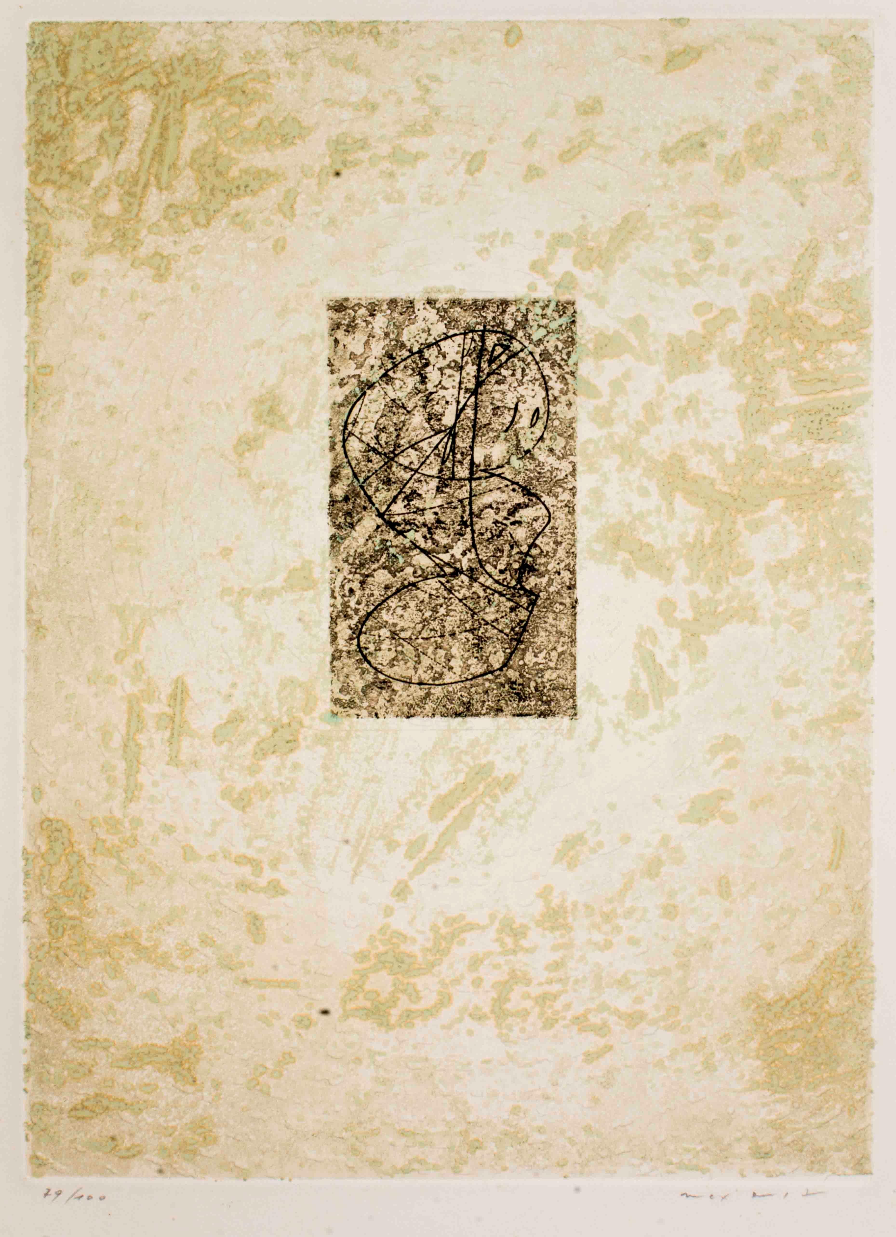" Zodiaque " est une gravure réalisée par Max Ernst en 1971. Ce tirage est signé à la main et numéroté. Il s'agit d'une édition de 100 exemplaires.

Référence : Catalogue Spies n. 144.

D'abord militant de DADA en Allemagne, Max Ernst (1891-1976)