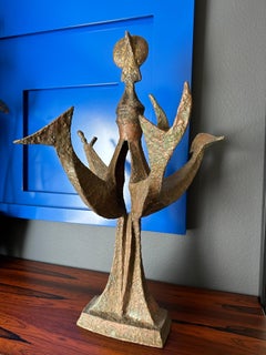 Scultura brutalista saldata di Max Finkelstein