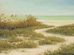 "Southern Beach" Paesaggio costiero ad olio su tela