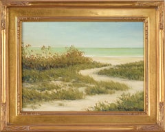"Southern Beach" Coastal Landscape in Oil on Canvas