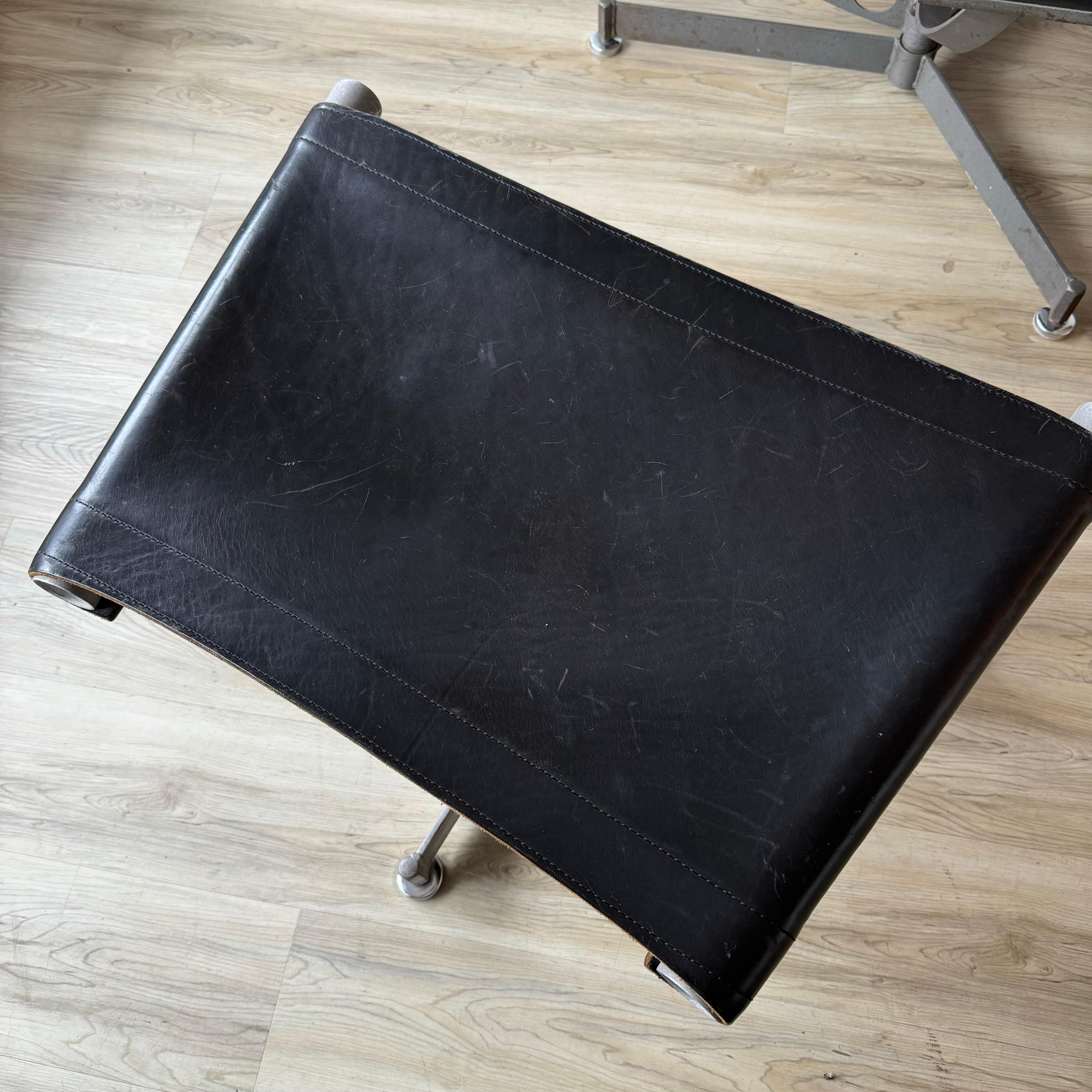 Max Gottschalk Studio Leather Sling Chair 5