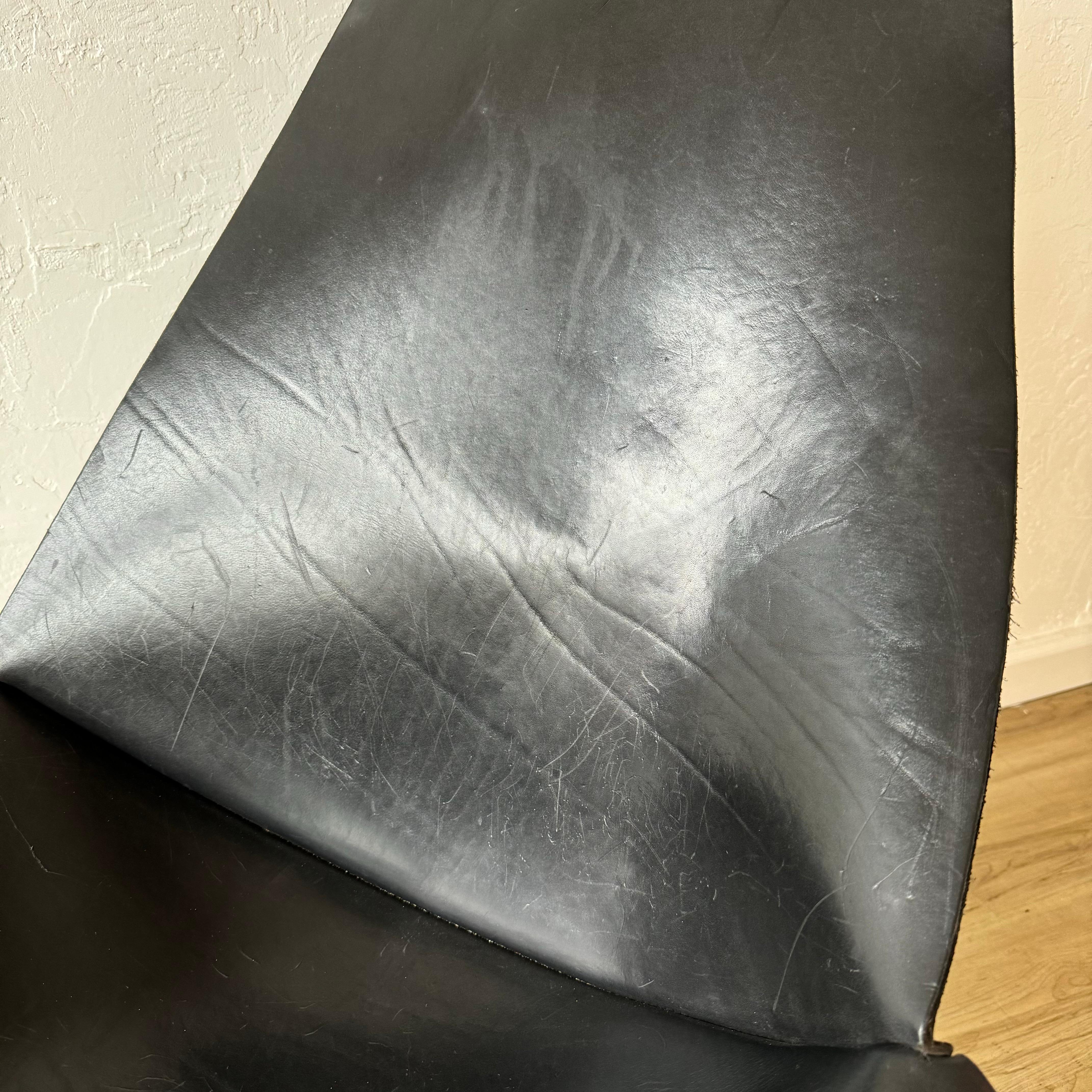 American Max Gottschalk Studio Leather Sling Chair