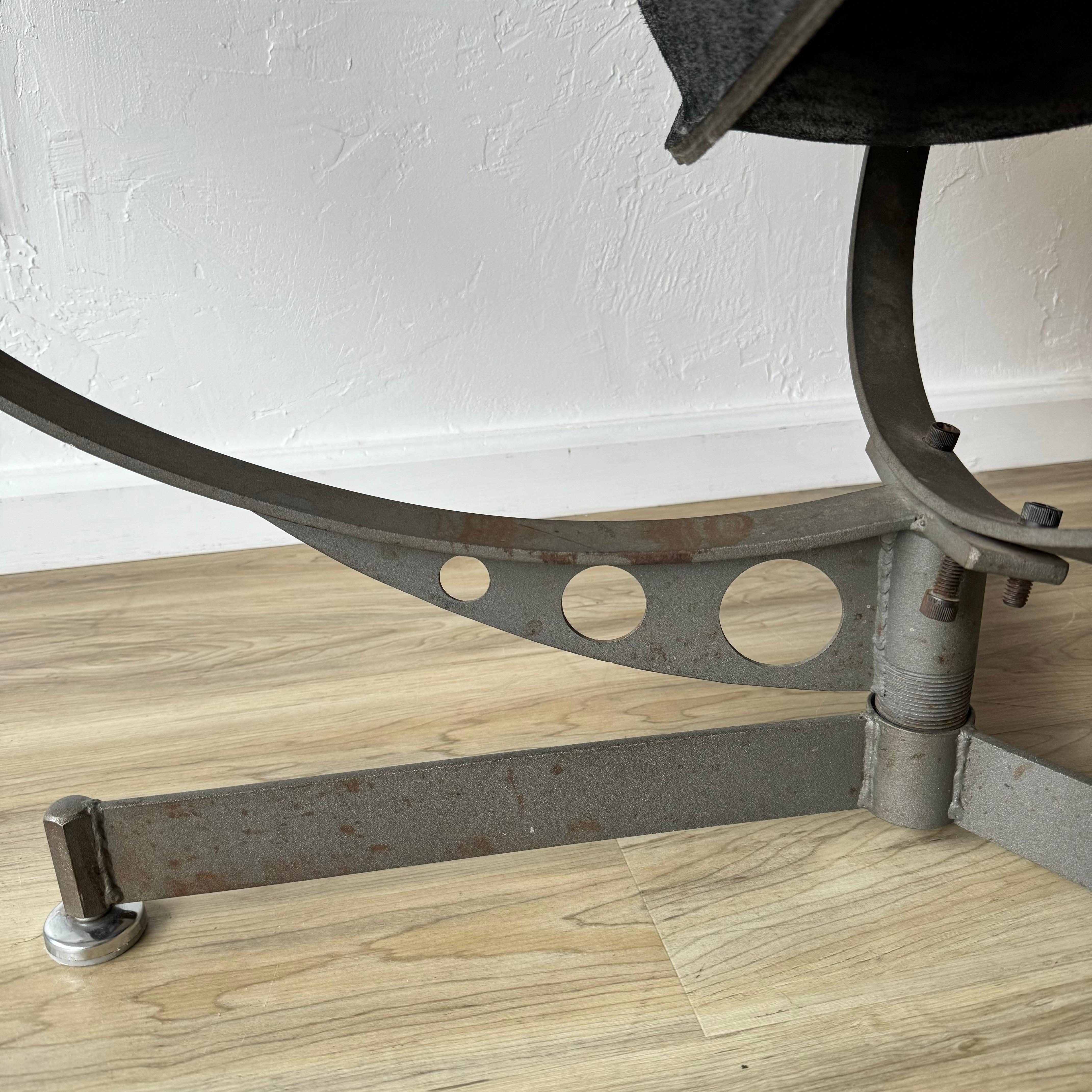 Max Gottschalk Studio Leather Sling Chair 2