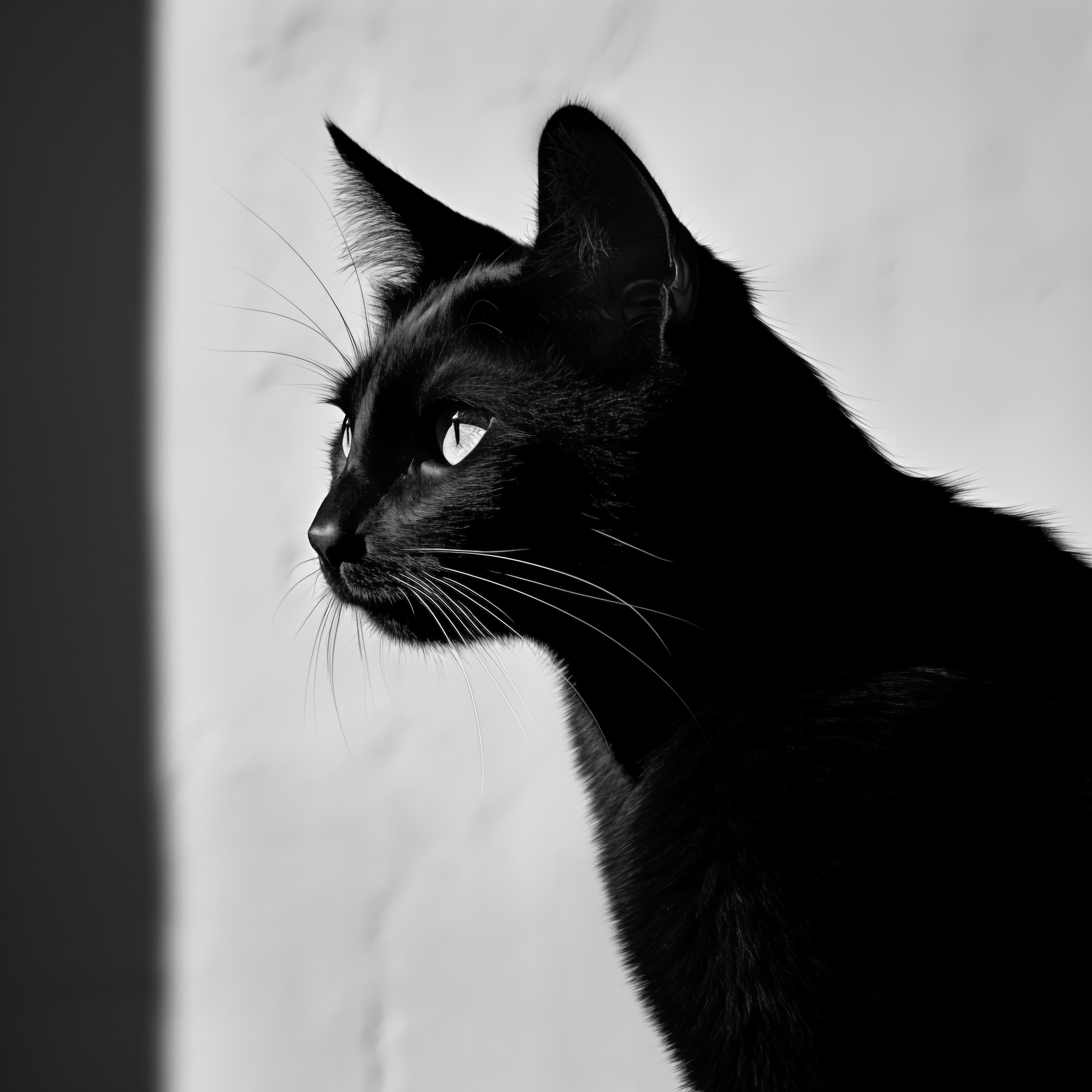 Max Grant Portrait Photograph – Hugo (Porträt einer Katze)