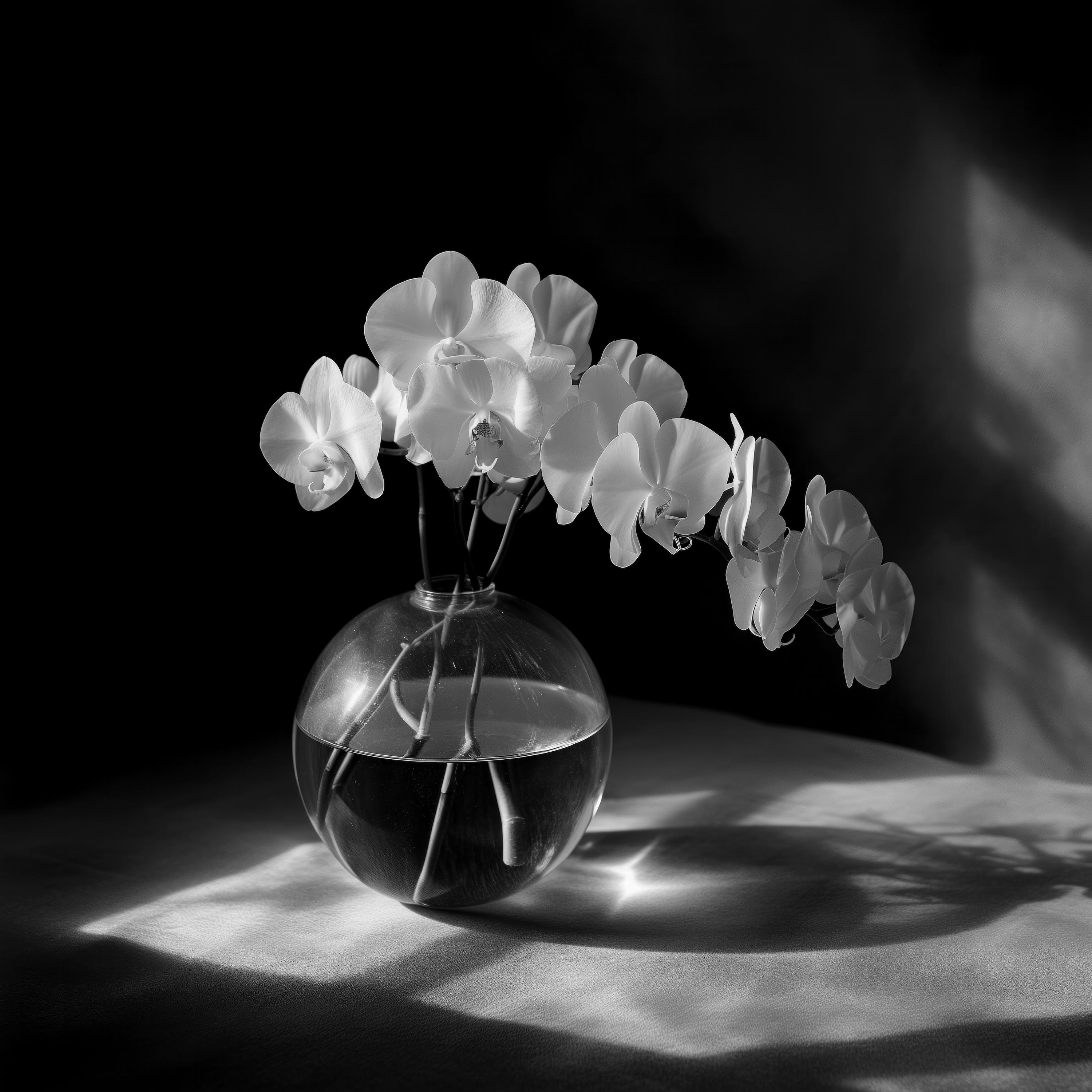 Max Grant Still-Life Photograph - Orchid Composition 256