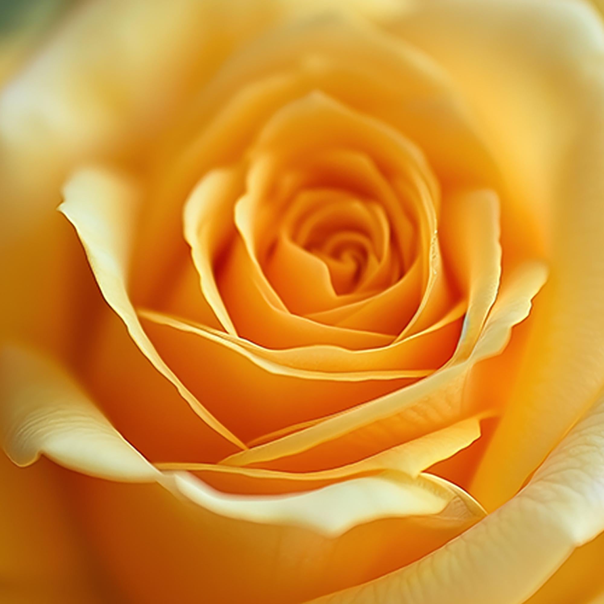 ROSA AMARILLA (After) Georgia O'Keeffe) fotografía sobre plexiglás - Photograph moderno estadounidense de Max Grant
