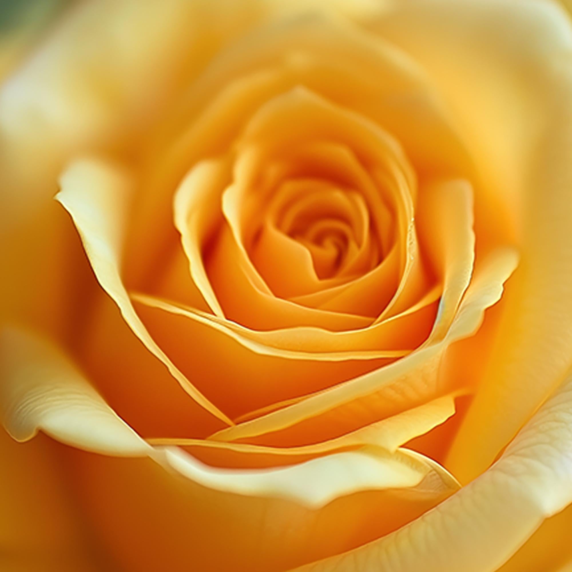 YELLOW ROSE (After Georgia O'Keeffe) photograph on plexiglass  - American Modern Photograph by Max Grant