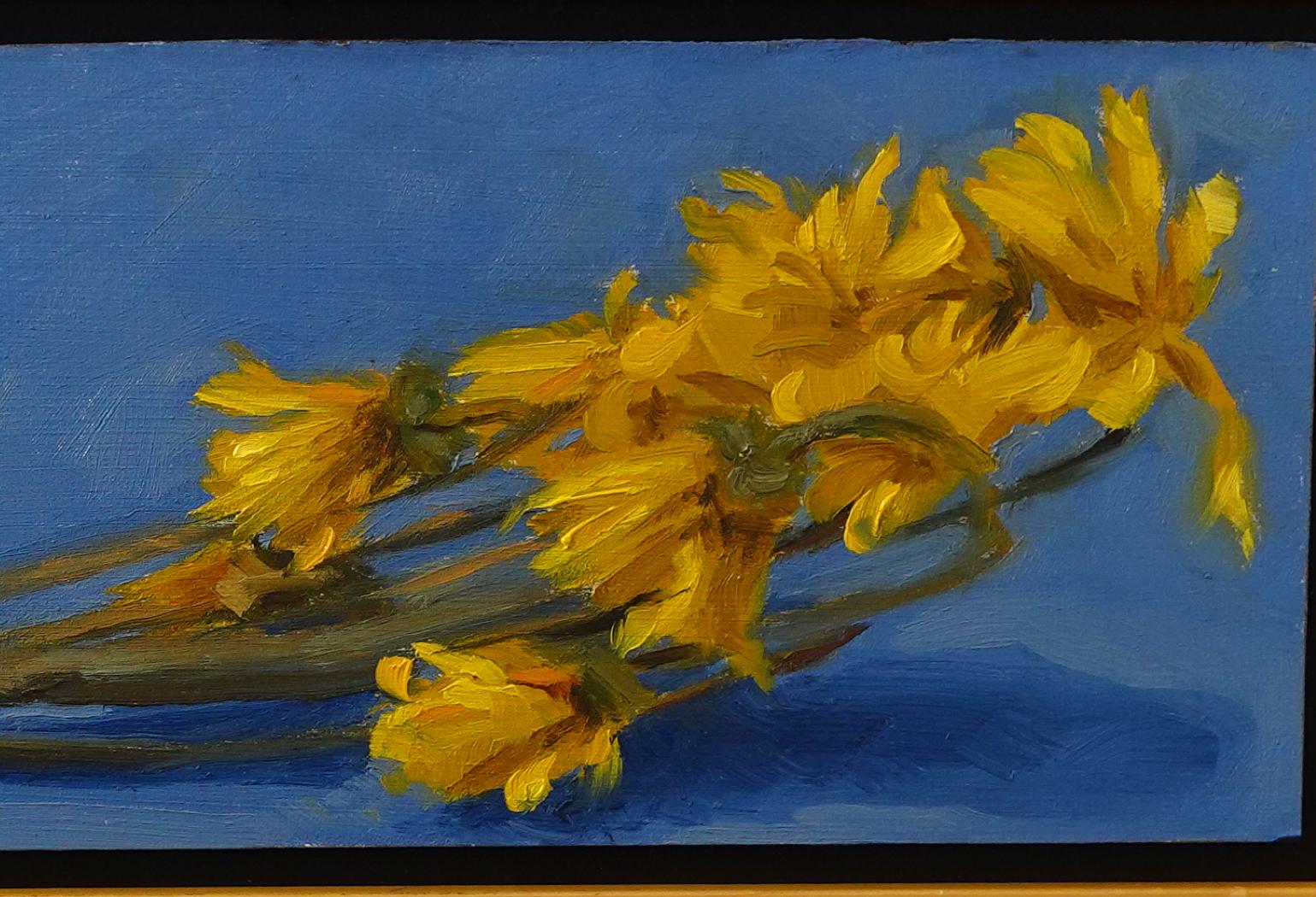 Fresco di stand floreale Still-life  Girasoli d'artista texano contemporaneo floreale - Painting Contemporaneo di  Max Guarnaccia