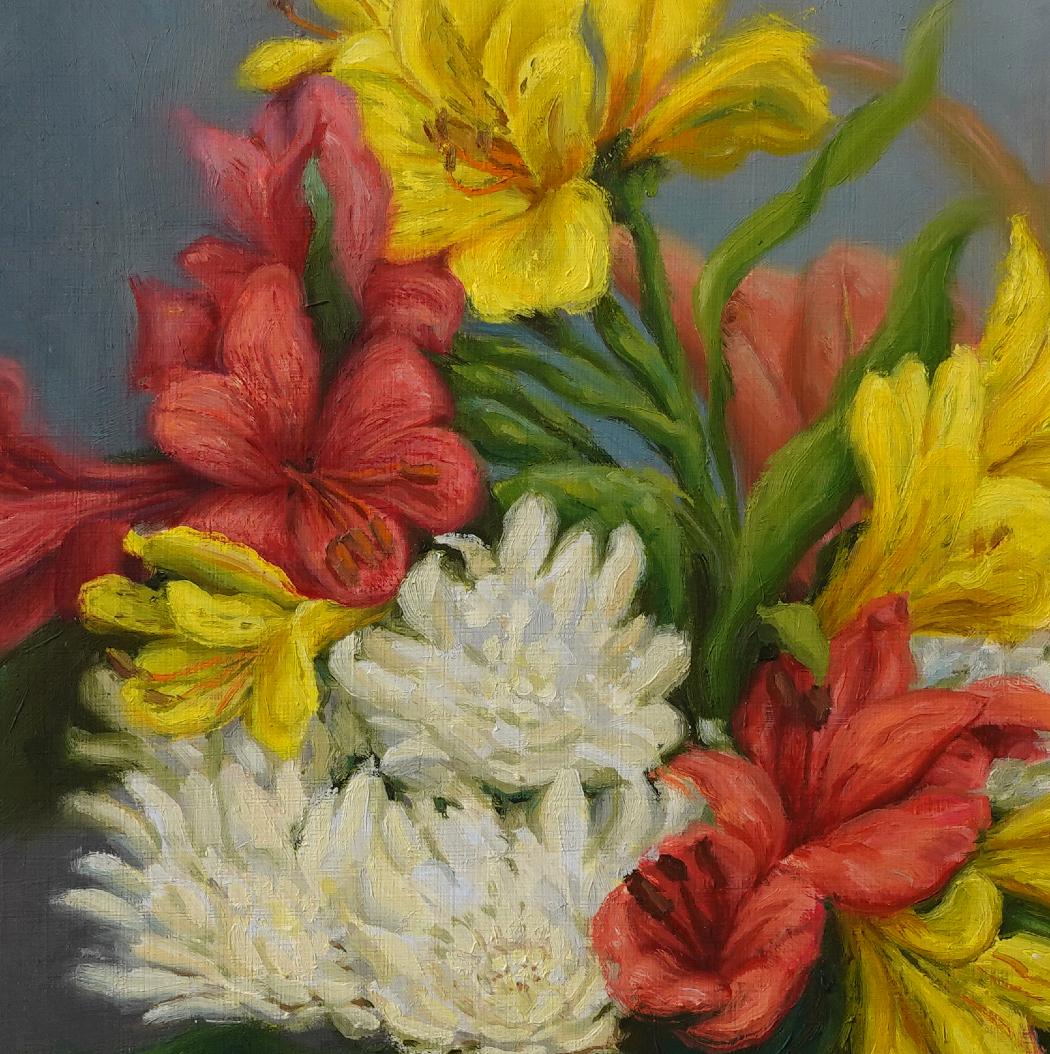 Tantas Flores Bodegón de Artista Texano Contemporáneo 10
