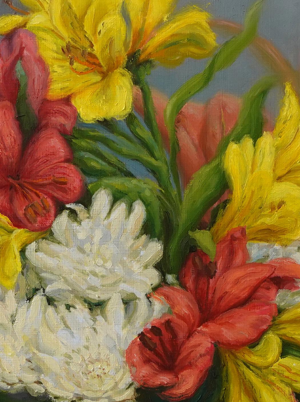 Tantas Flores Bodegón de Artista Texano Contemporáneo 10