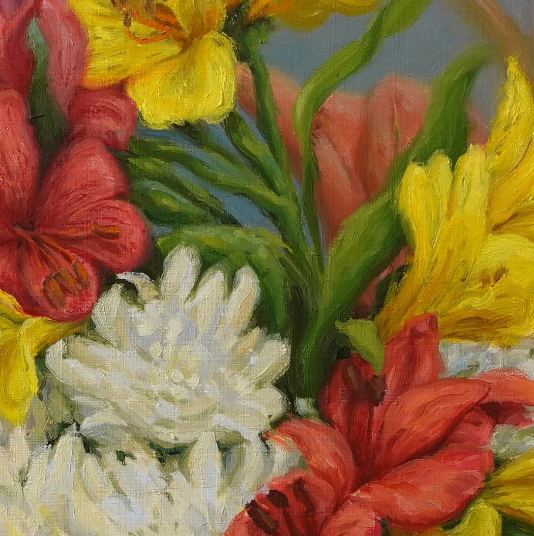 Tantas Flores Bodegón de Artista Texano Contemporáneo 10