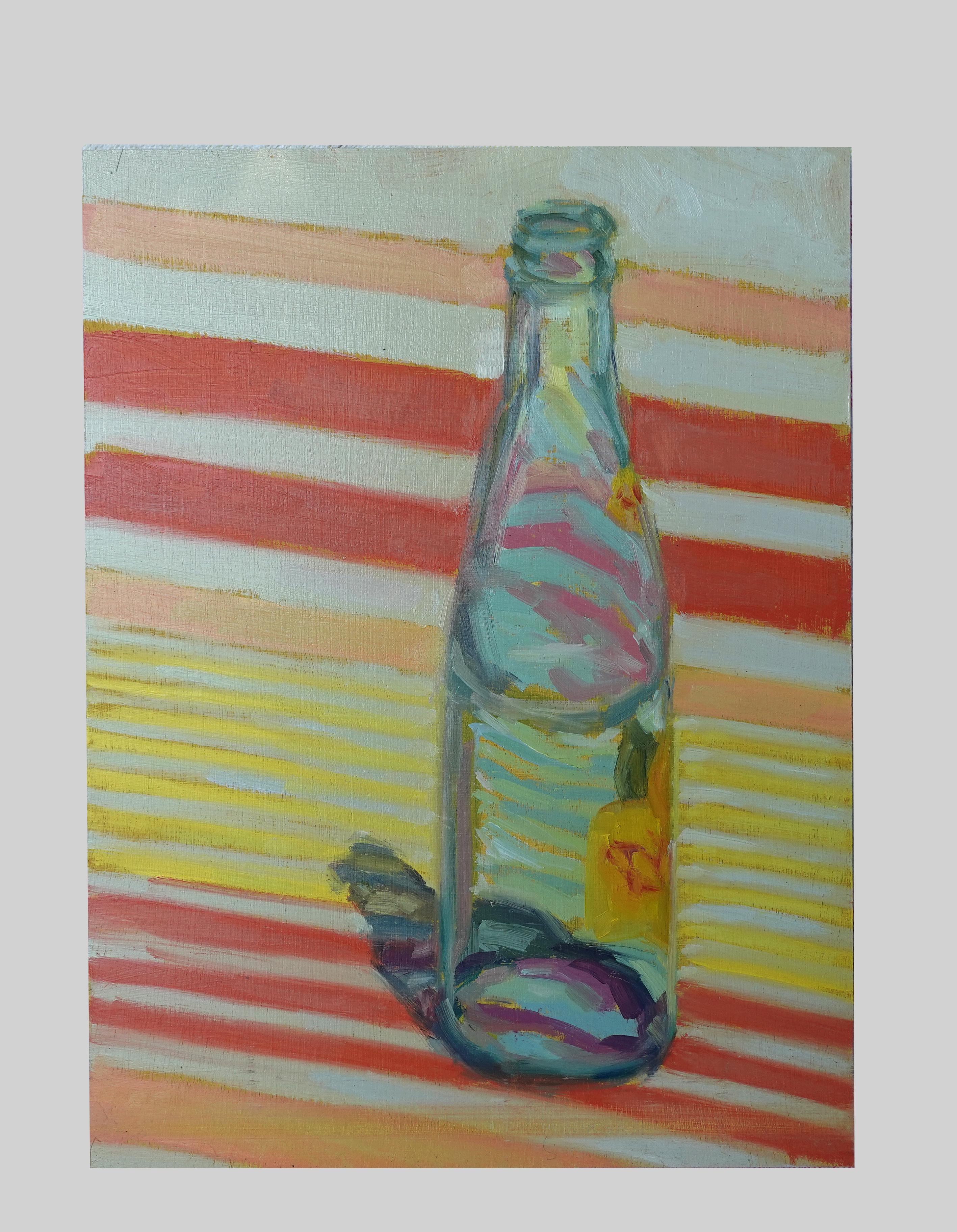 Le sac Whataburger  Artistics Contemporary Texan Oil on panel 12