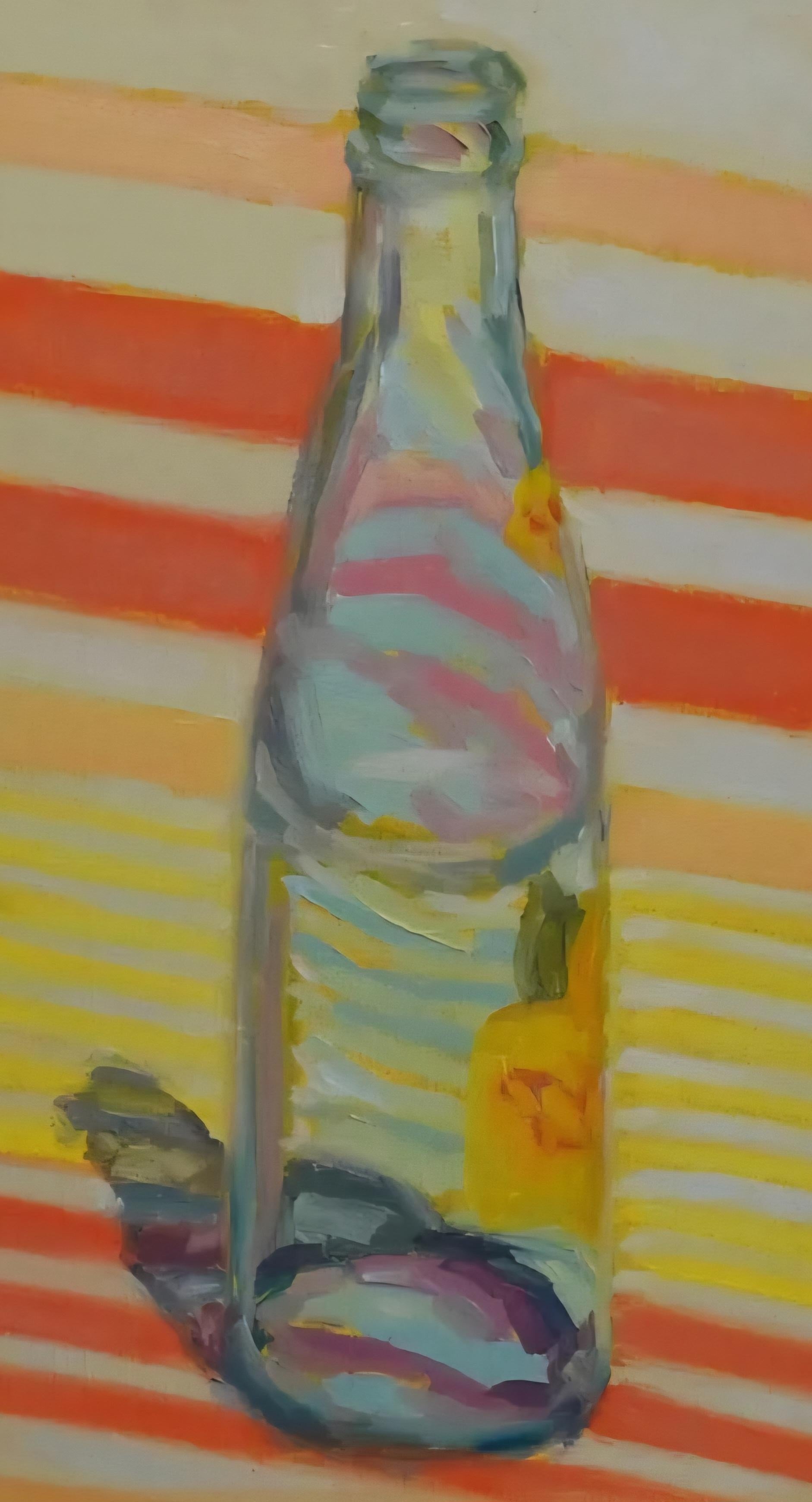 Still-life di Topo Chico  Acqua frizzante Brushstrokes dell'artista texano contemporaneo - Painting Impressionismo americano di  Max Guarnaccia