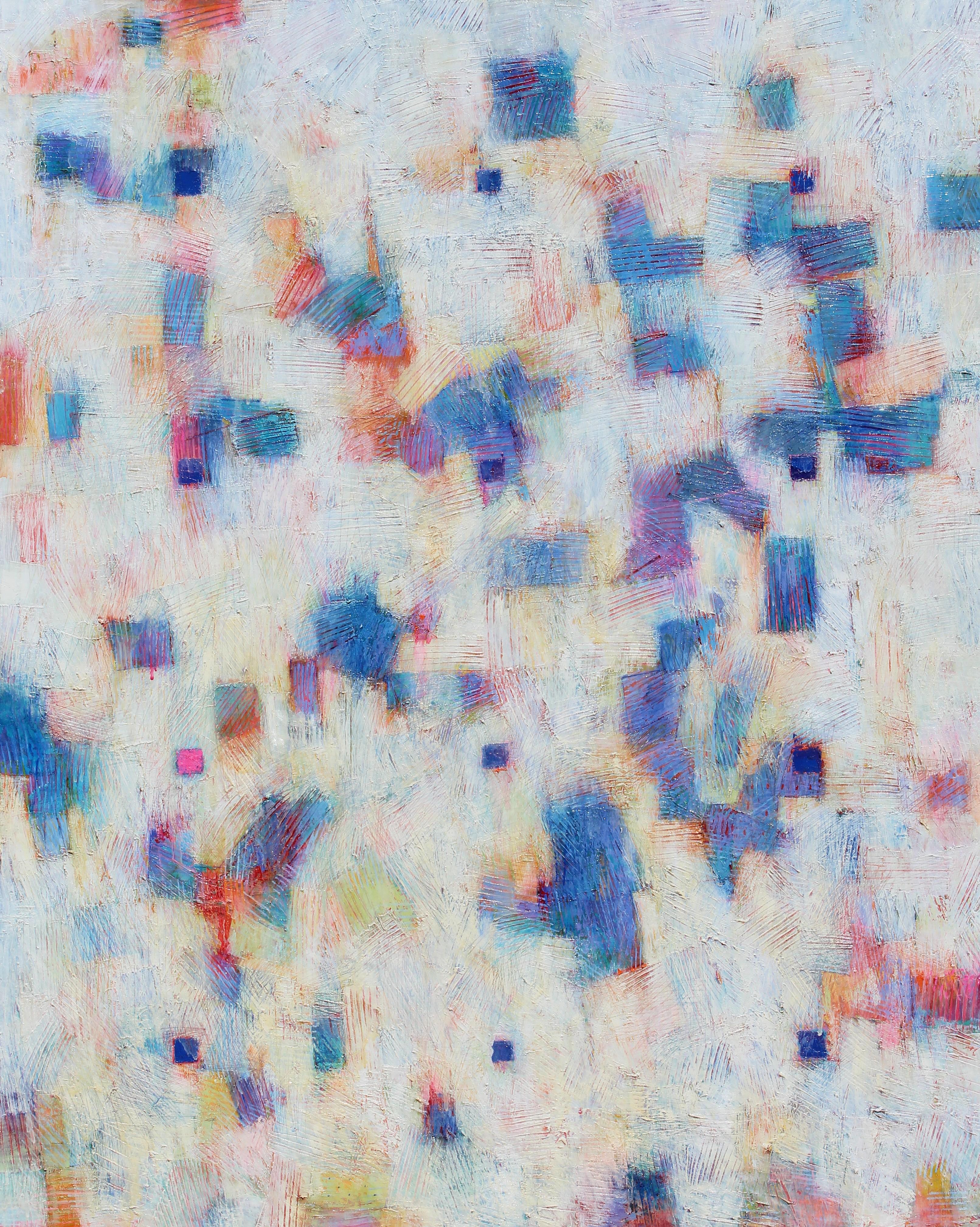 Max Hammond Abstract Painting – "Mise En Scene"