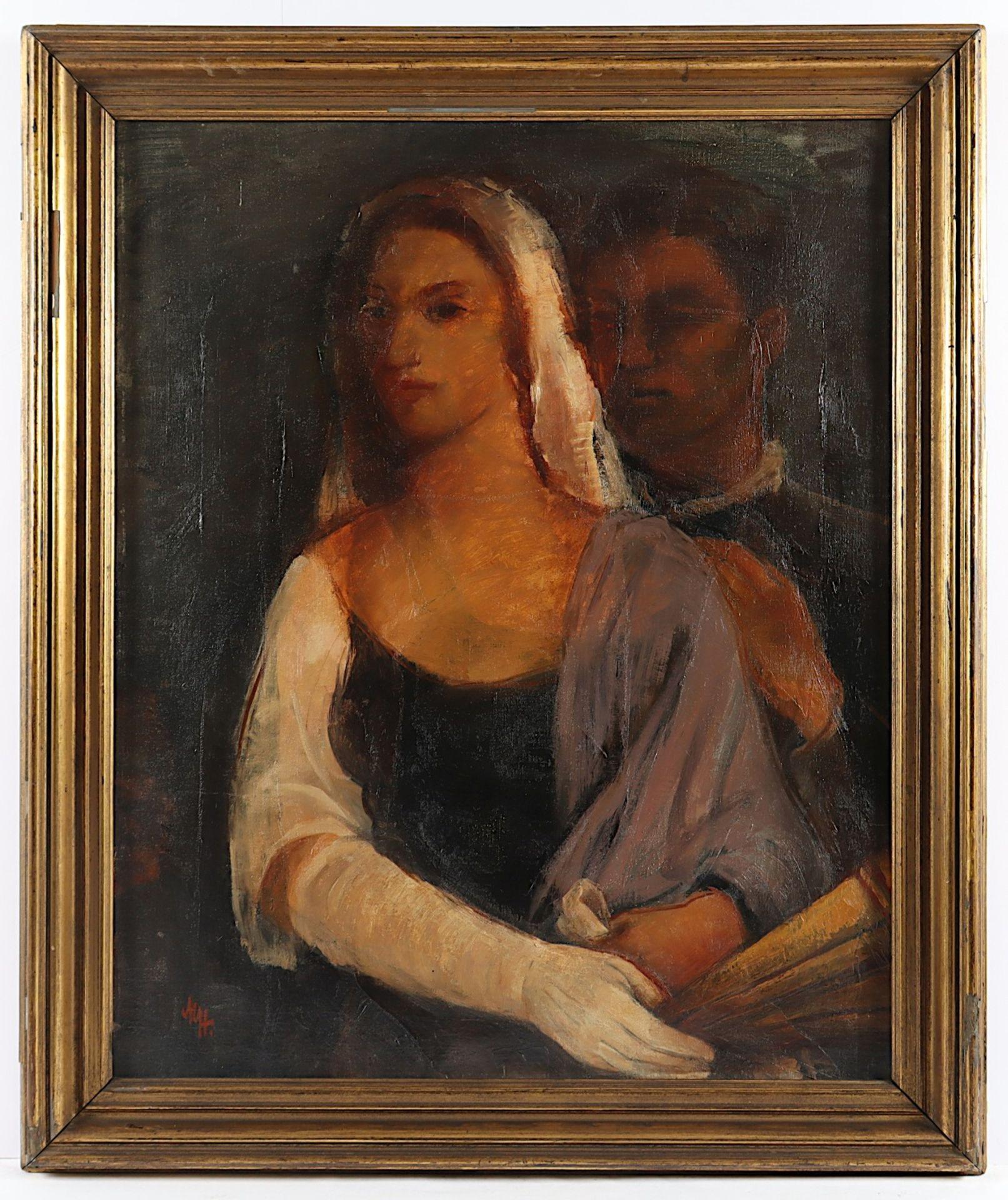 Liebespaar – Painting von Max Hauschild