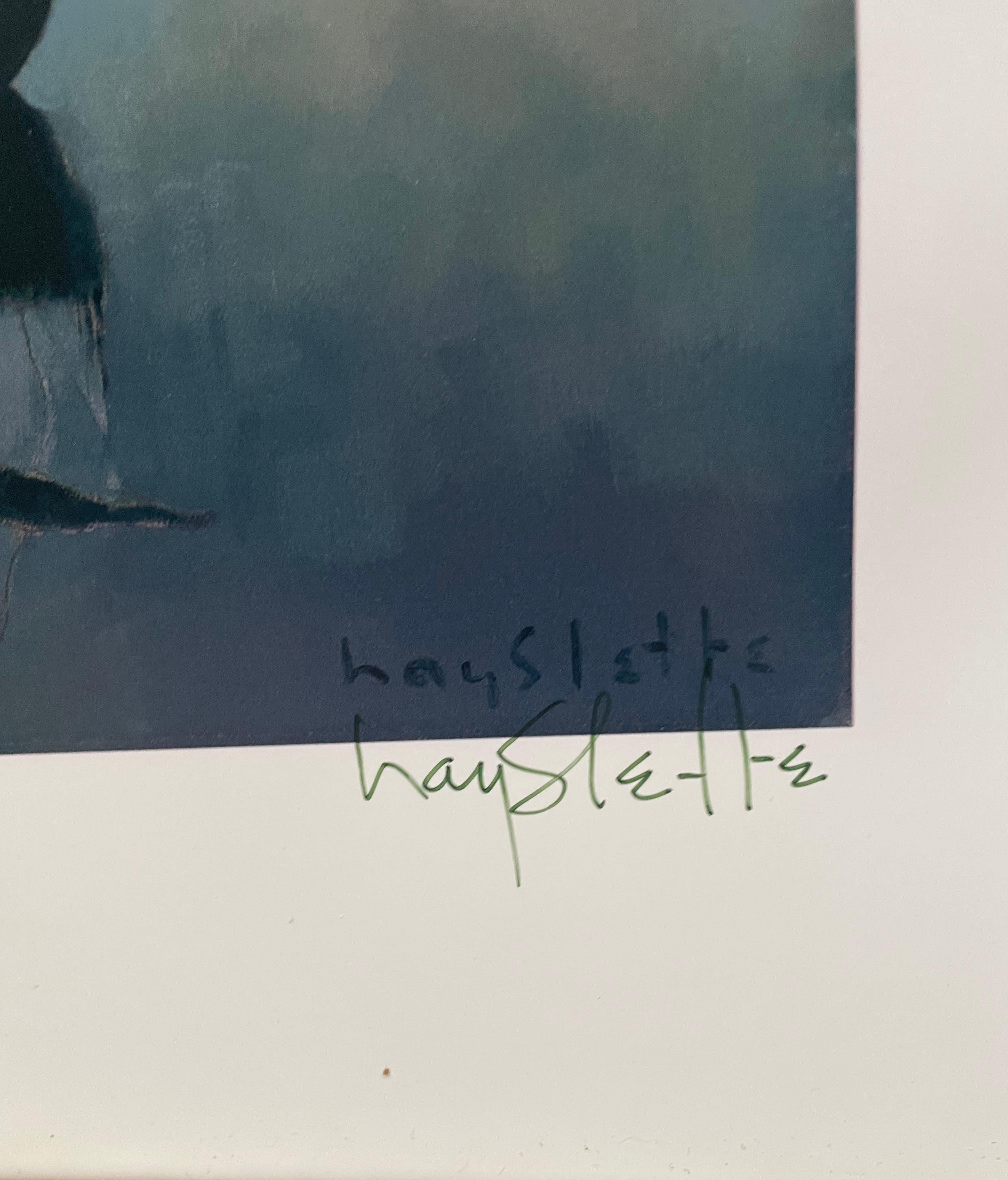 The product is a fine art print by artist Max Hayslette, titled 