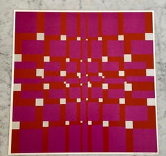 Max Hermann Mahlmann Siebdruck: „Composition Trilogy Red“, limitiert