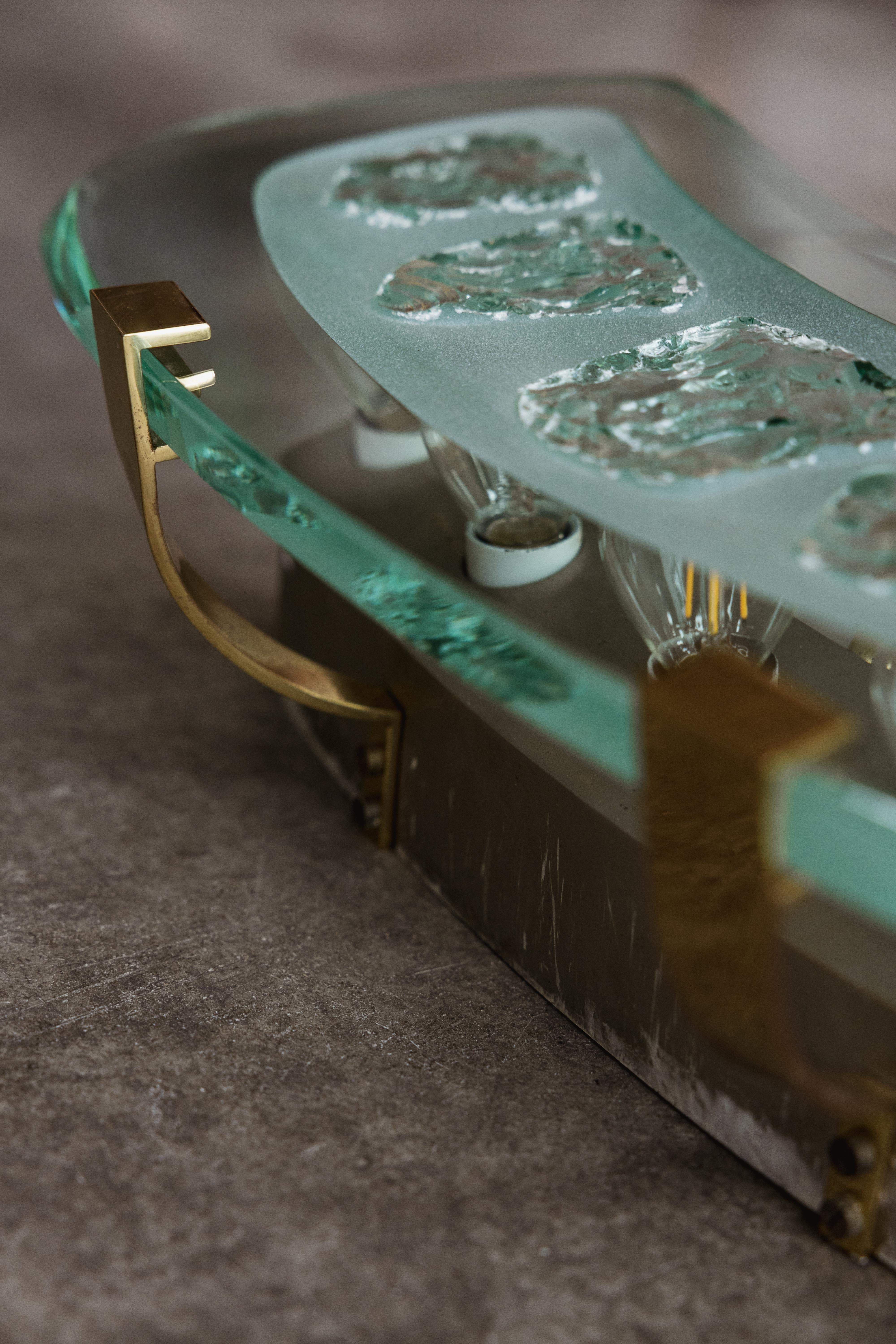 Mid-Century Modern Applique Max Ingrand 1598 pour Fontana Arte, 1956 en vente