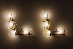 Max Ingrand “1844” Sconces for Fontana Arte, 1960, Set of 2