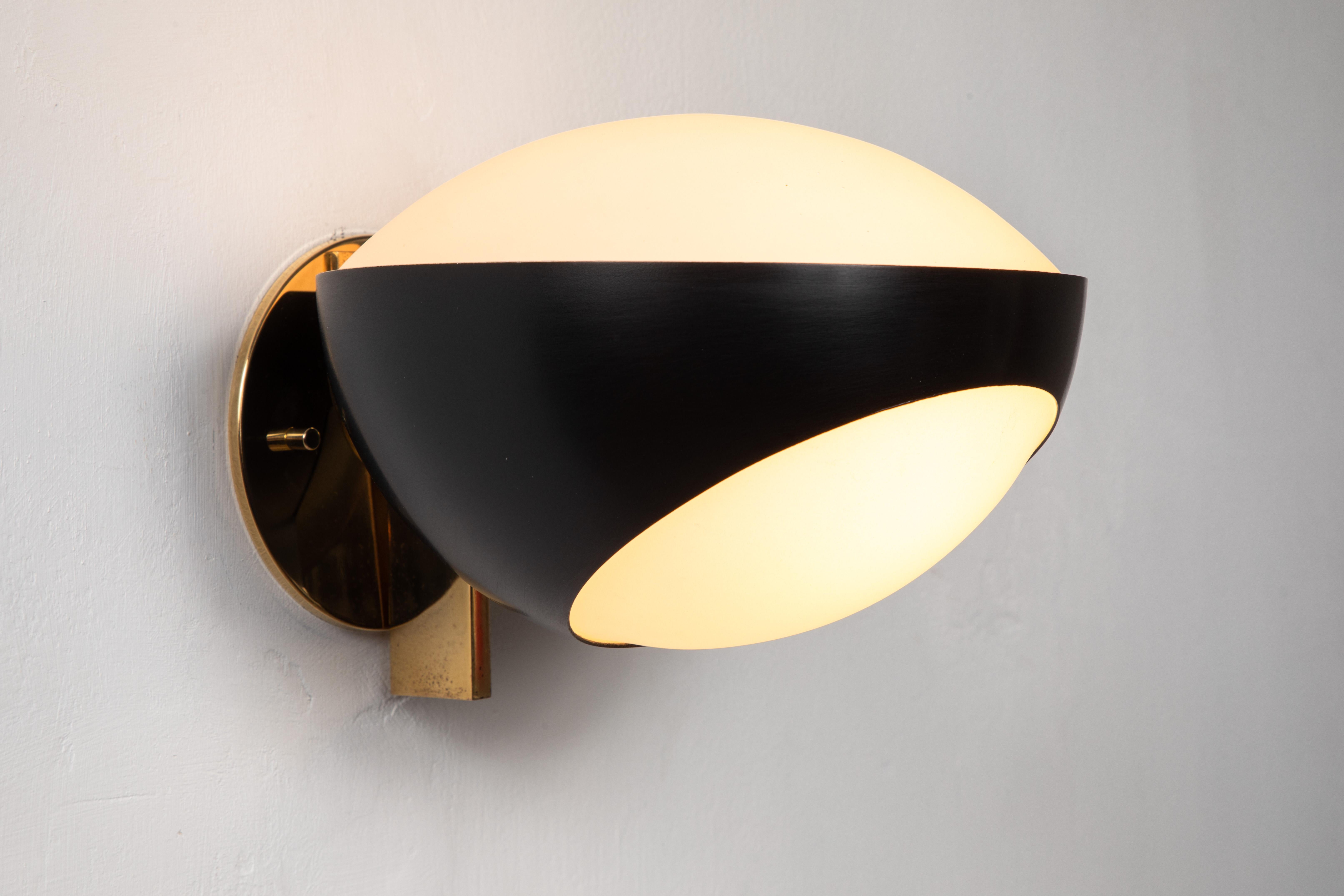 Max Ingrand '1963' Sconces for Fontana Arte In Good Condition In Glendale, CA