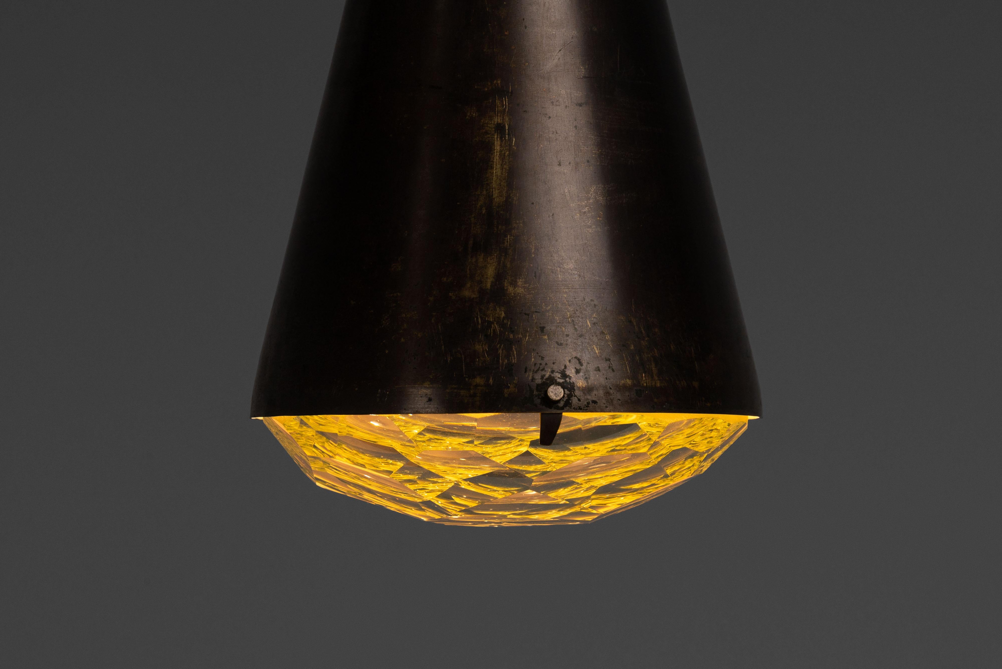Max Ingrand 1995 hanging lamp Fontana Arte 1960 en venta 2