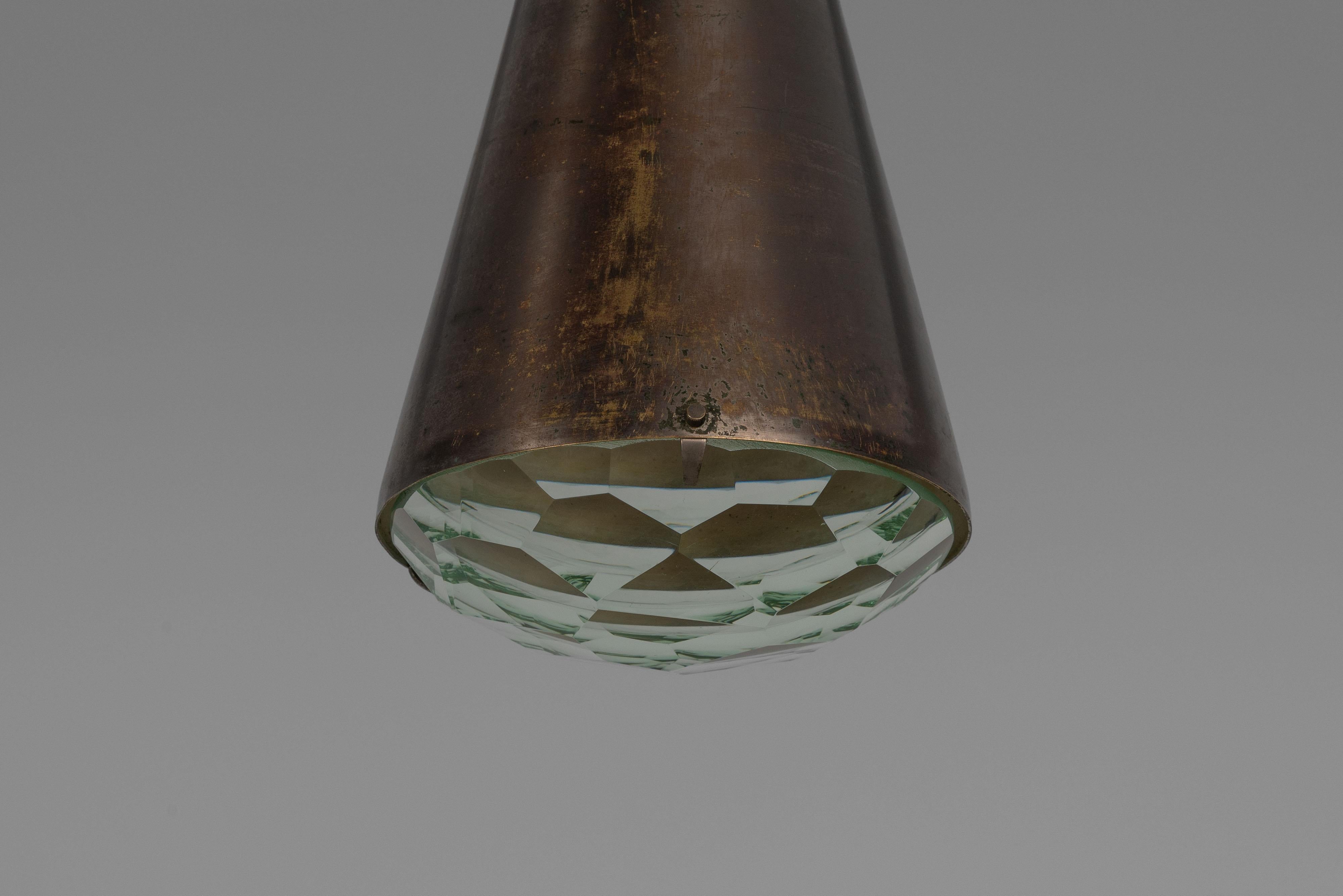 Max Ingrand 1995 hanging lamp Fontana Arte 1960 en venta 5