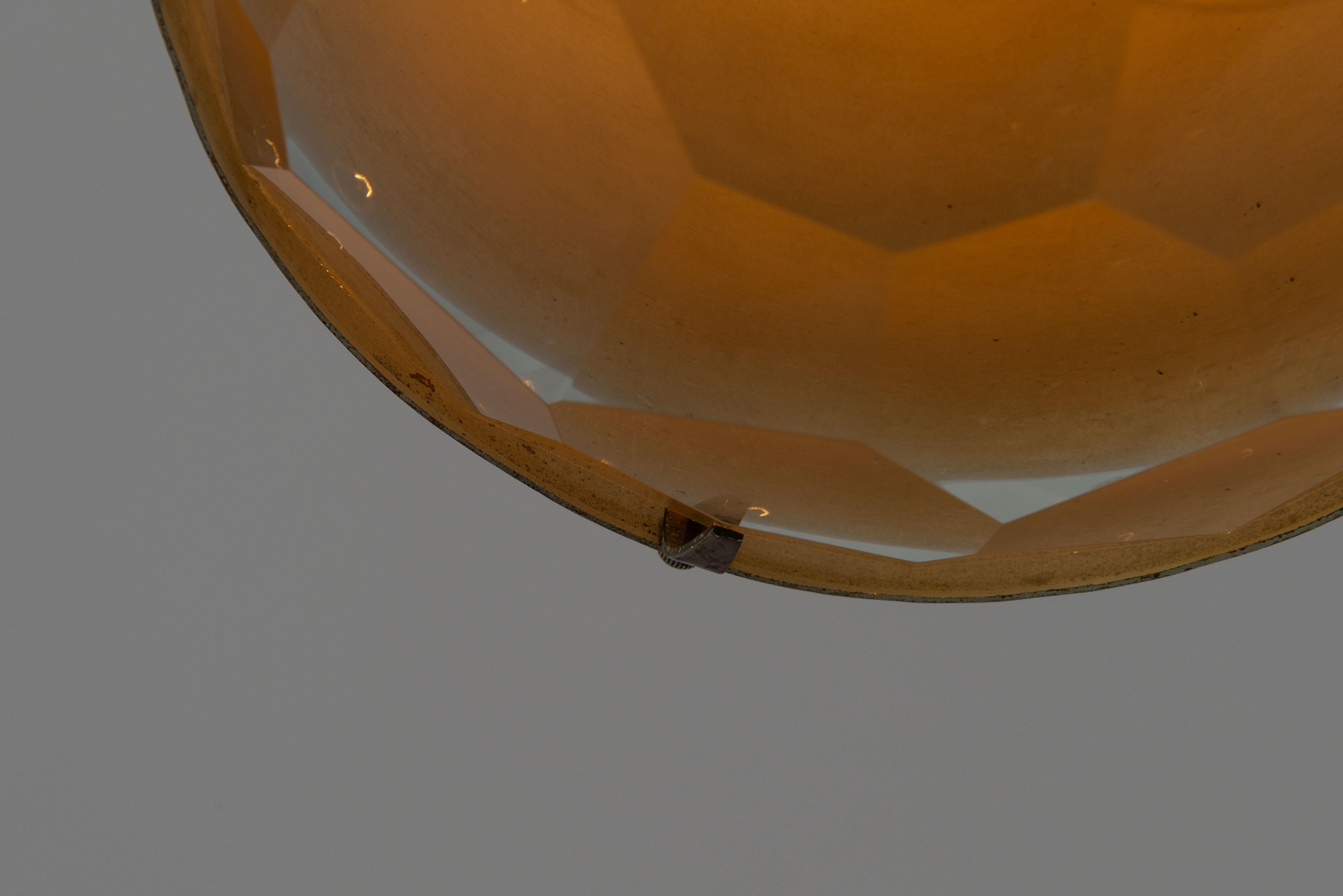 Max Ingrand 1995 hanging lamp Fontana Arte 1960 en Bastante bueno estado para la venta en Roosendaal, Noord Brabant