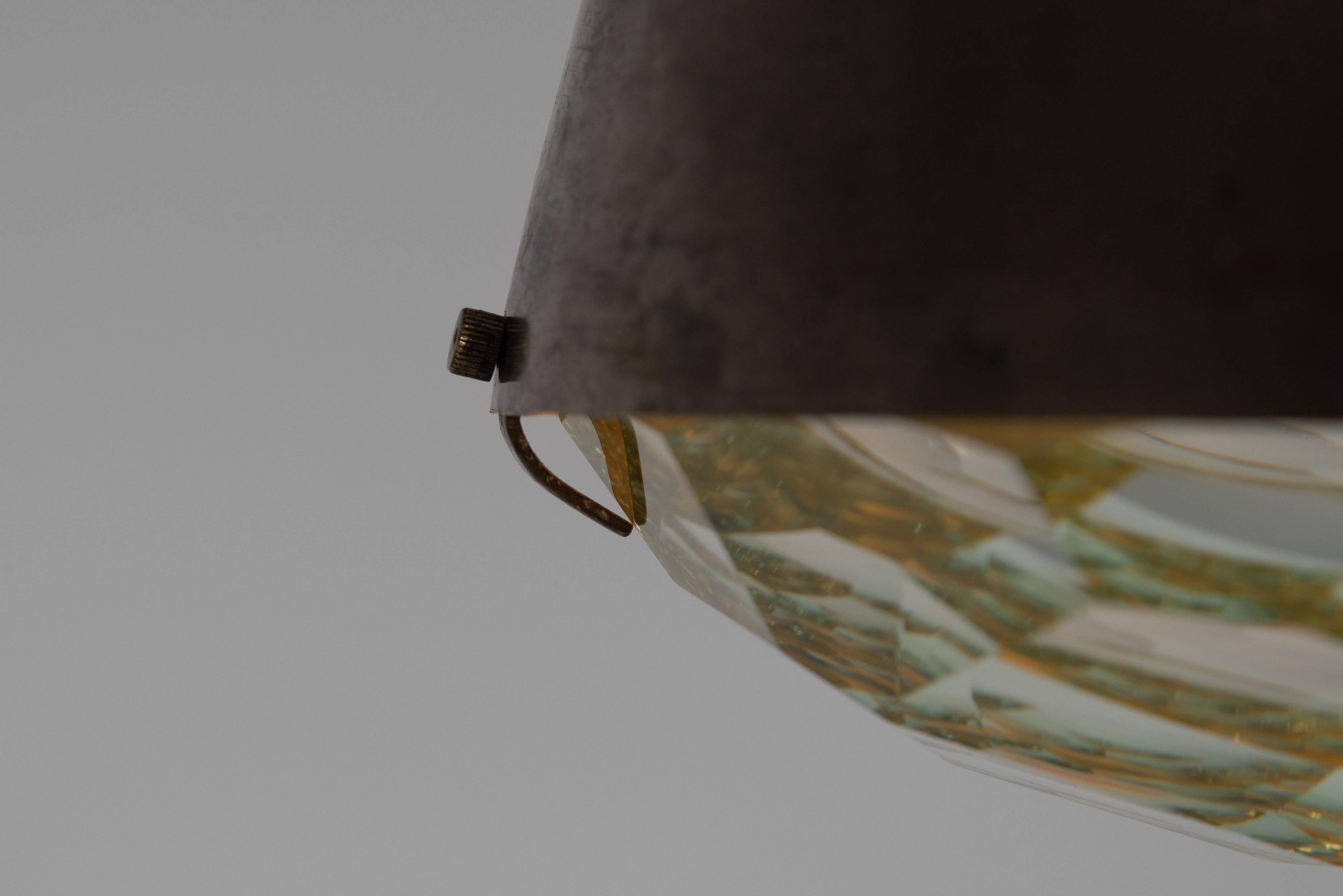Max Ingrand 1995 hanging lamp Fontana Arte 1960 mediados del siglo XX en venta