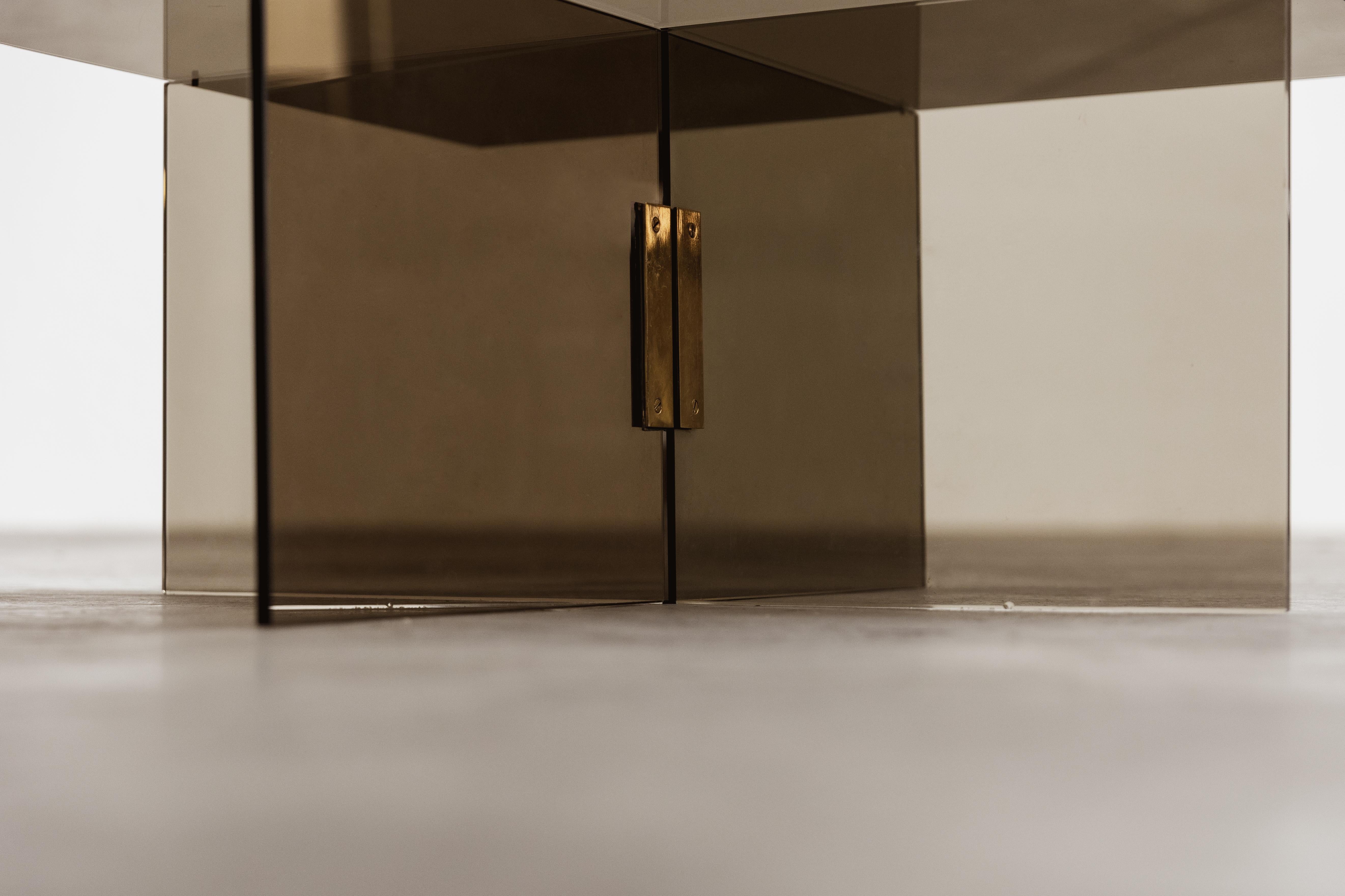 Metal Max Ingrand “2012” Coffee Table for Fontana Arte, 1960