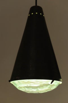Max Ingrand ‘2126’ Model 3-Light Ceiling Pendant for Fontana Arte, Italy