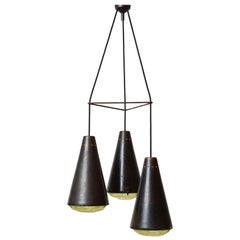 Max Ingrand ‘2126’ Model 3-Light Ceiling Pendant for Fontana Arte, Italy Max Ingrand ‘2126’ Model 3-Light Ceiling Pendant for Fontana Arte, Italy