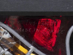 Max Ingrand Angel Playing Harp Stained Glass Panel