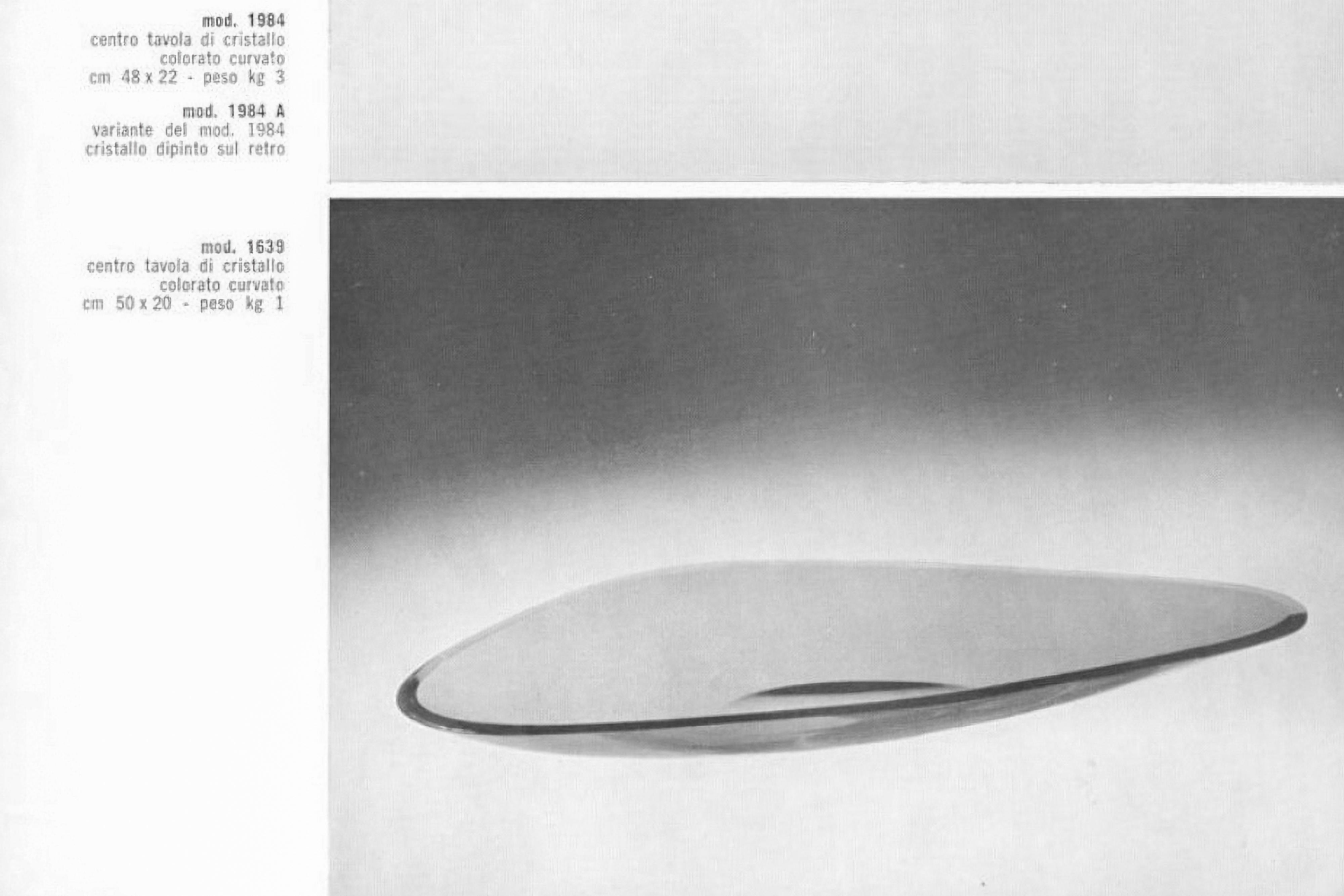Bol Max Ingrand modèle 1639 Fontana Arte Italie 1960 saumon en vente 7