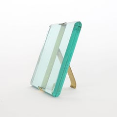 Bilderrahmen aus Messing und Glas von Max Ingrand für Fontana Arte, Italien 1960er Jahre