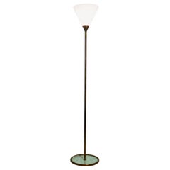 Max Ingrand Brass Floor Lamp Mod. 2003 for Fontana Arte, Milano, 1950s