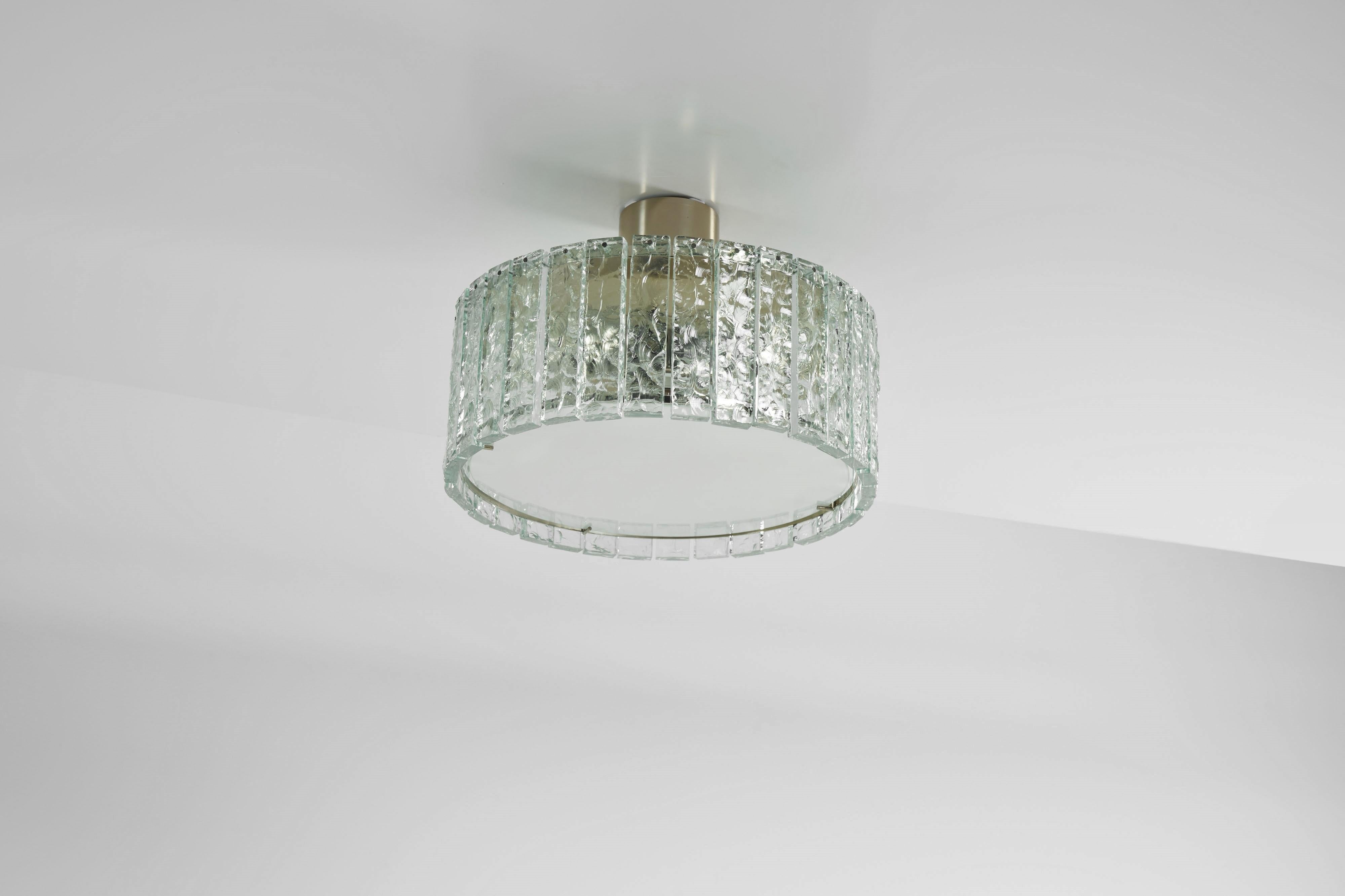Max Ingrand ceiling lamp model 2448 Fontana Arte 1960 2