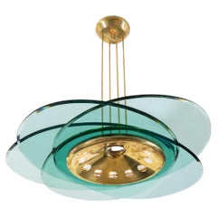Max Ingrand Chandelier for Fontana Arte, Italy, 1950s