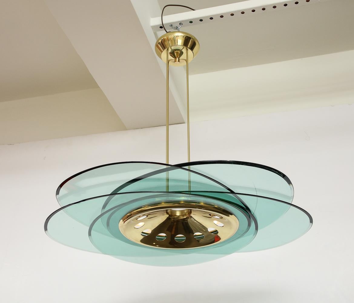 Hand-Crafted Max Ingrand Chandelier For Sale