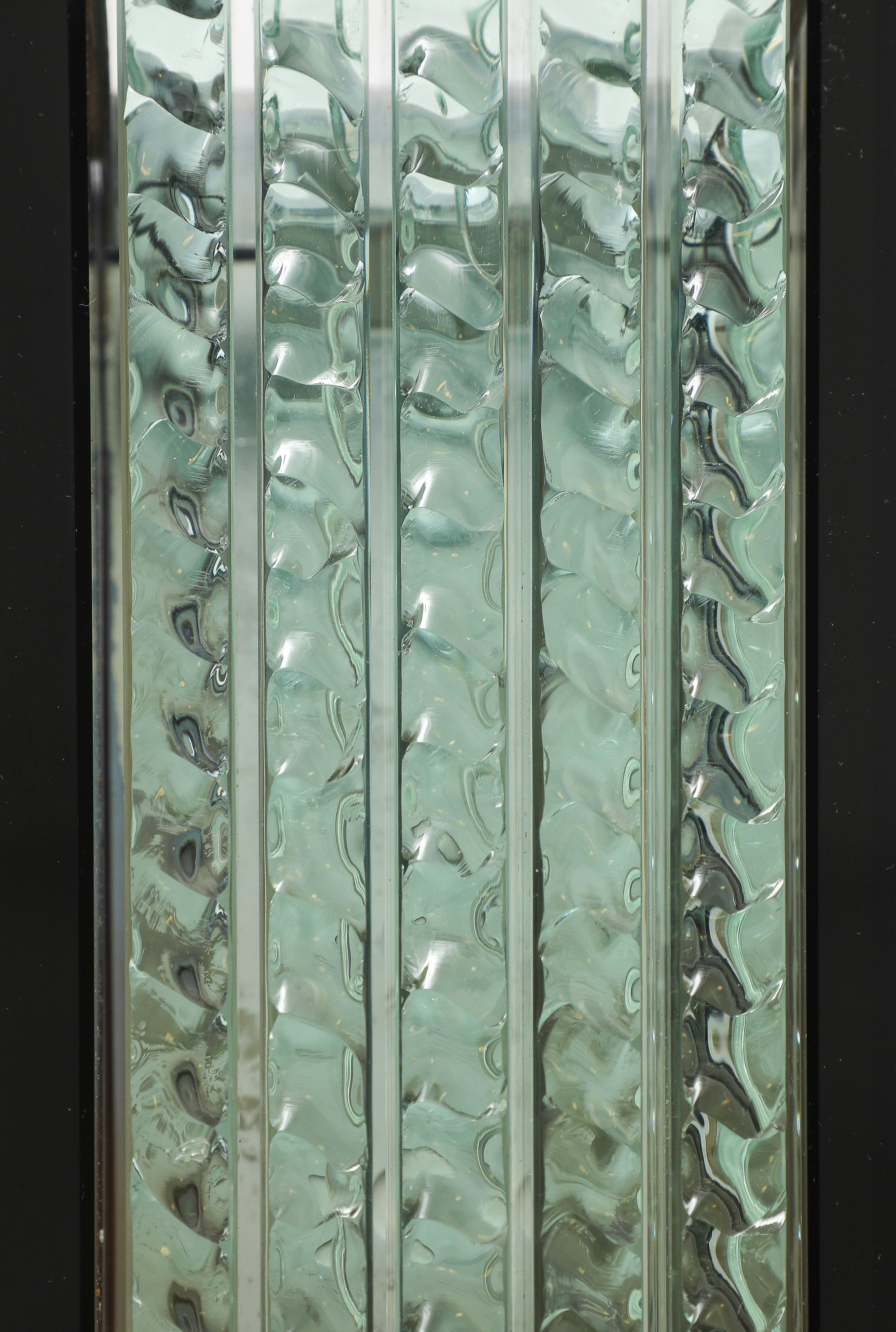 Max Ingrand Chiseled Murano Glass Sconces For Sale 5