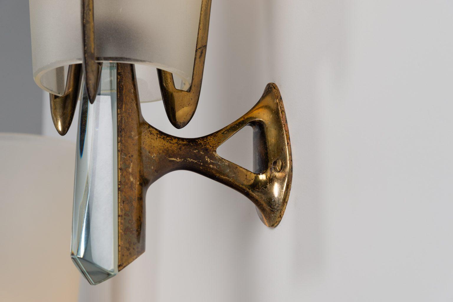 Apliques cónicos Max Ingrand de Fontana Arte Italia 1955 en venta 4