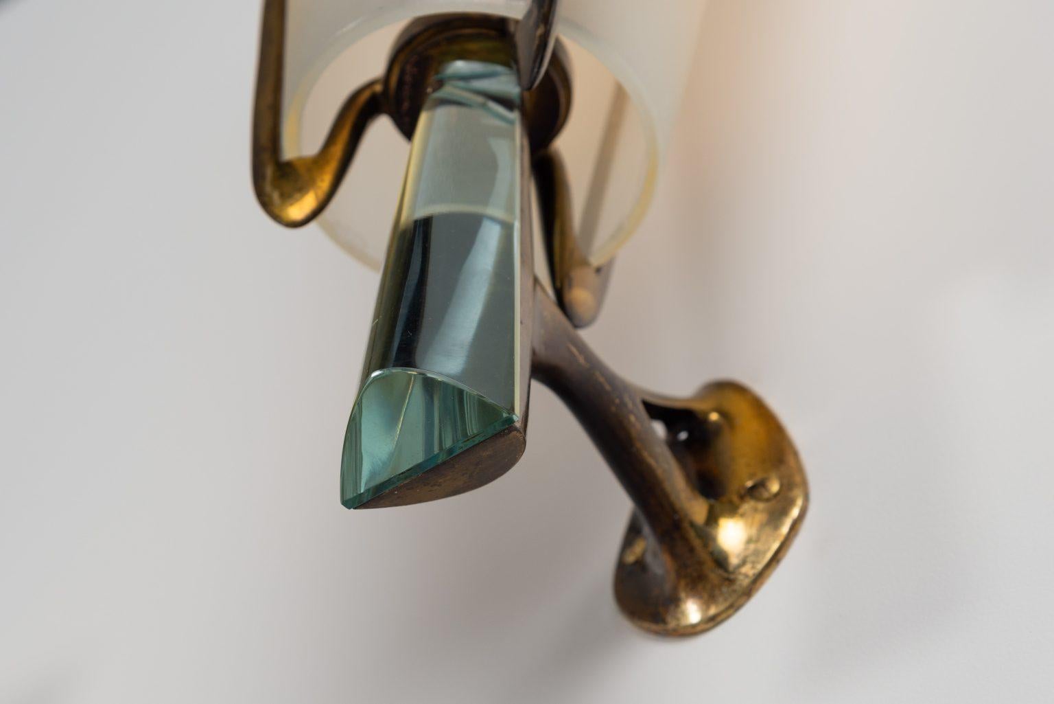 Apliques cónicos Max Ingrand de Fontana Arte Italia 1955 en venta 8