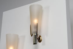 Max Ingrand Konische Wandleuchten von Fontana Arte Italien 1955