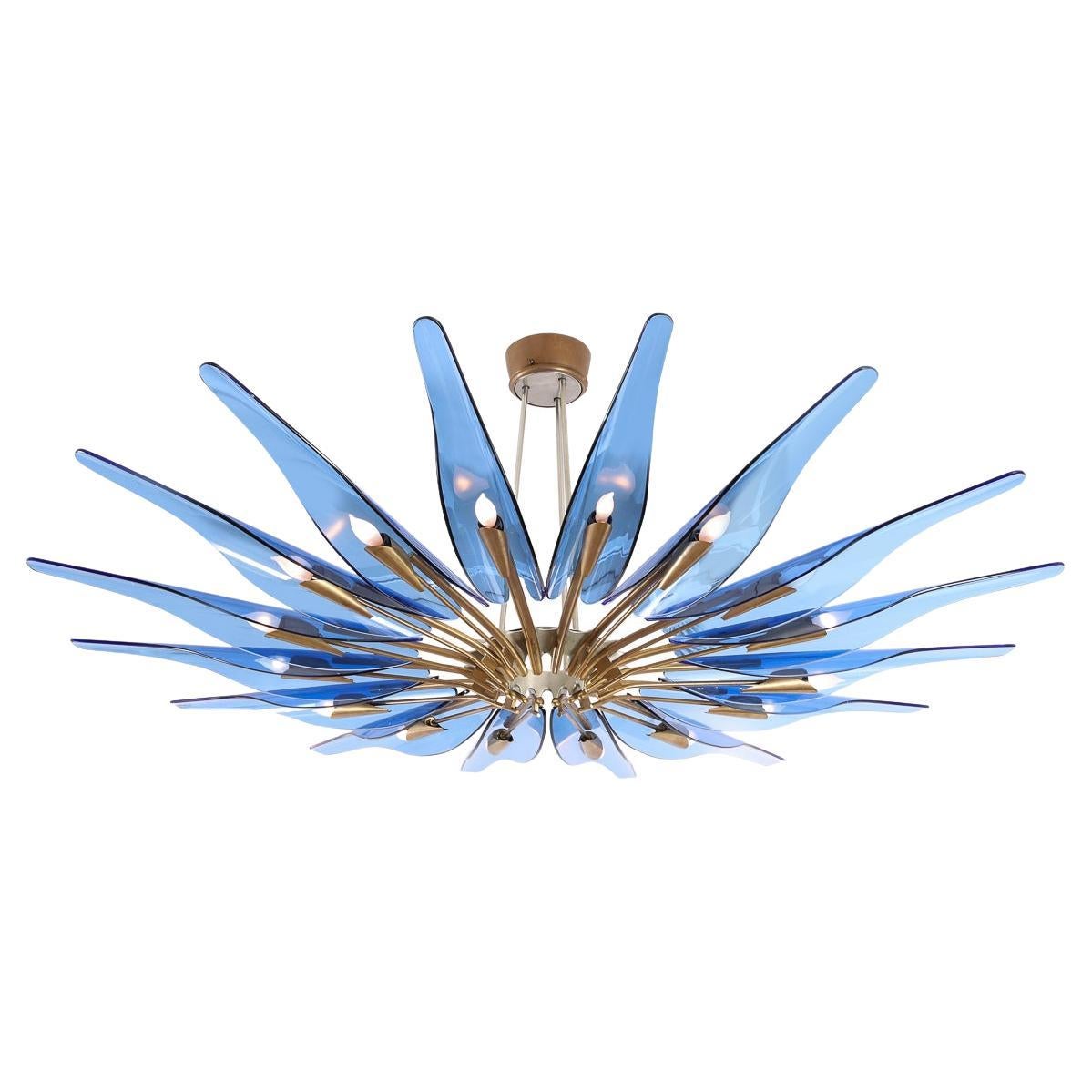 Max Ingrand Dahlia Chandelier For Sale