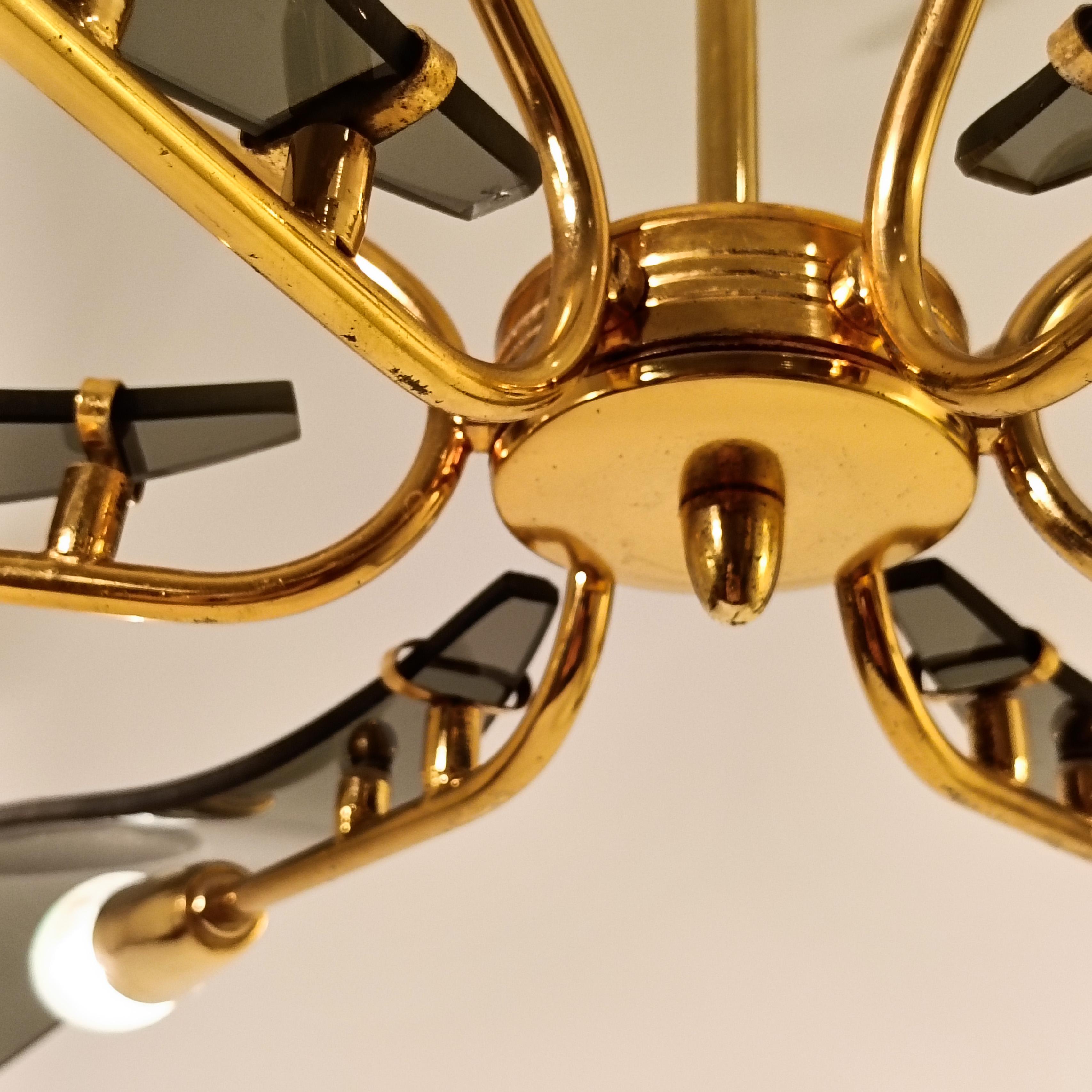 Max Ingrand. Lampadario in stile 
