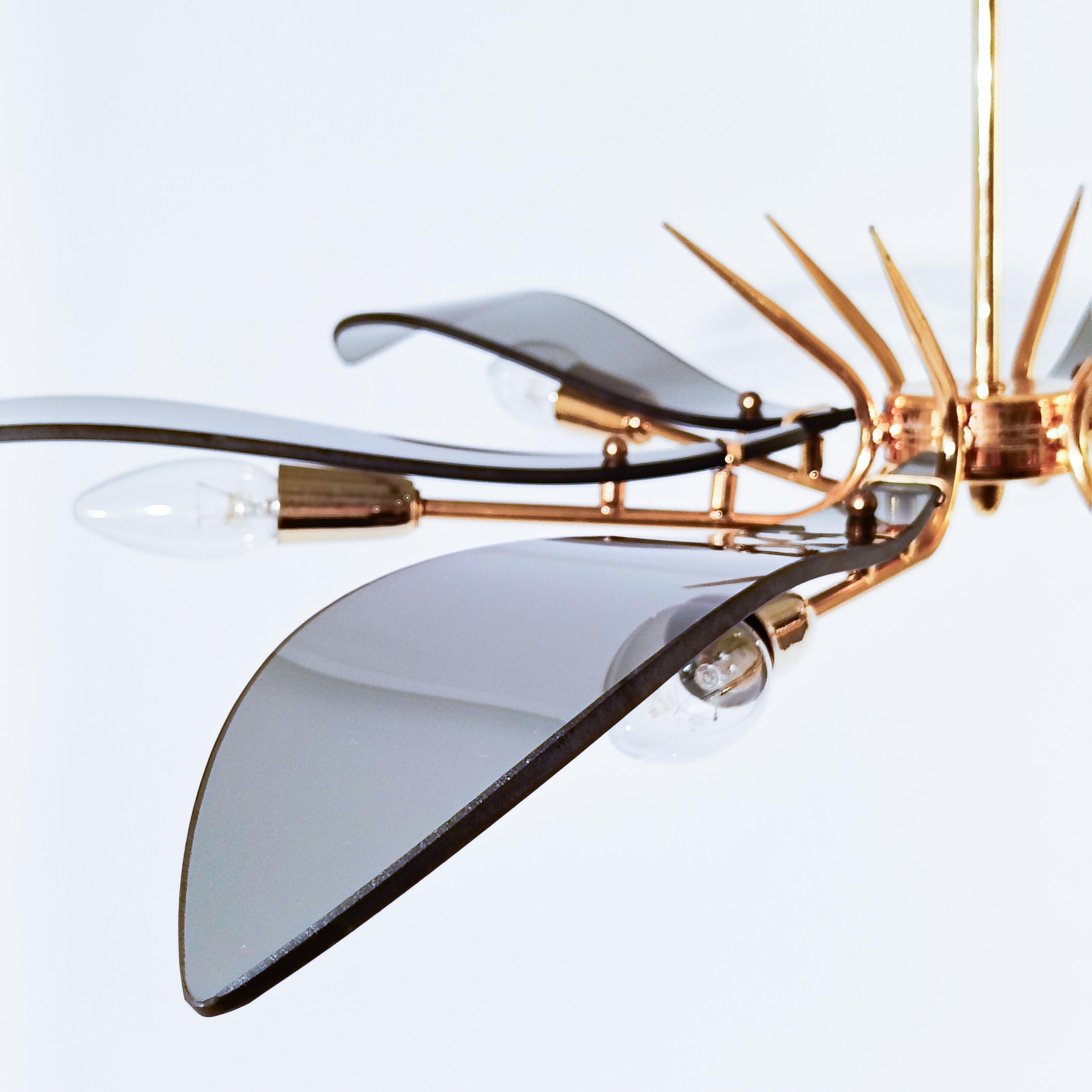 Max Ingrand. Lampadario in stile 