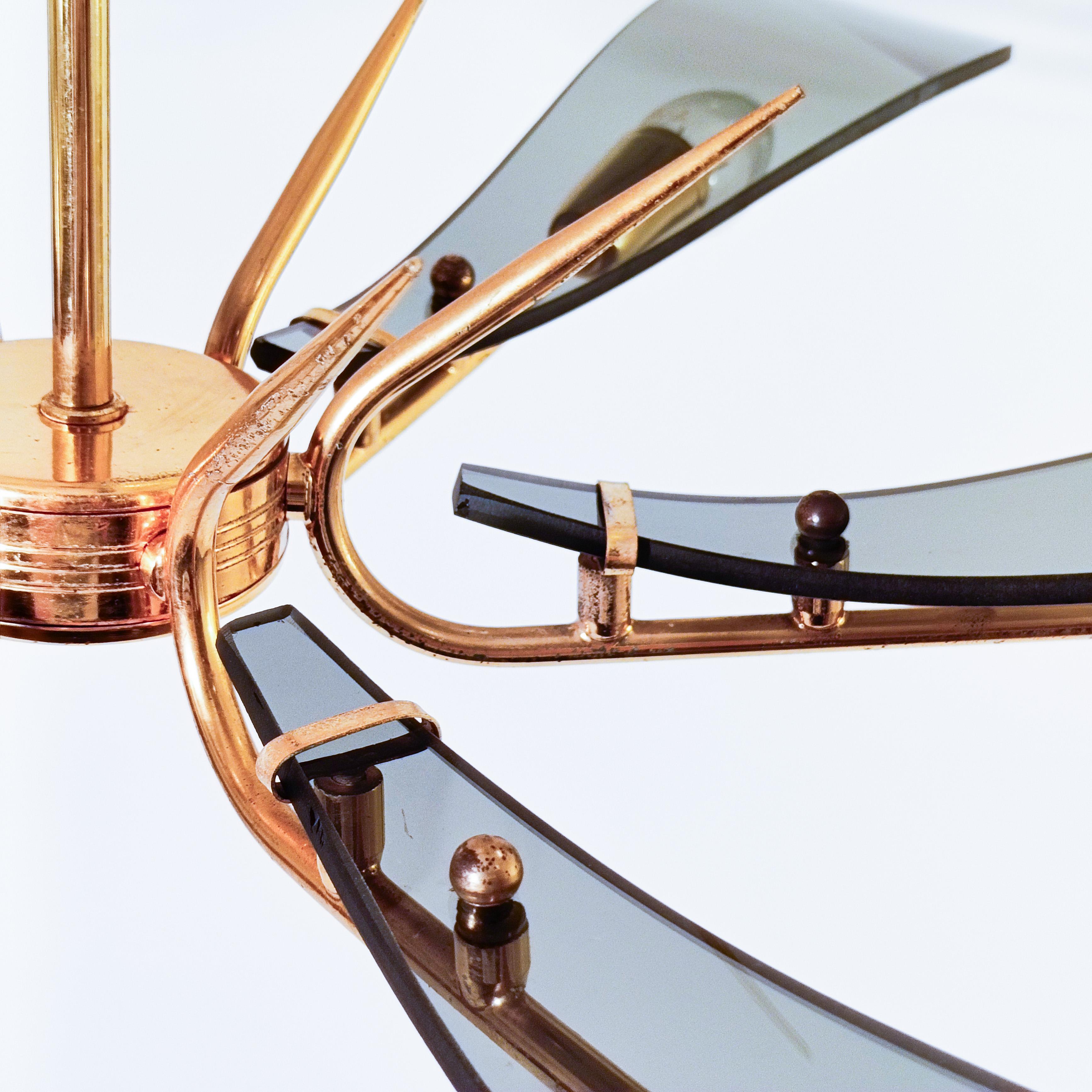 Max Ingrand. Lampadario in stile 