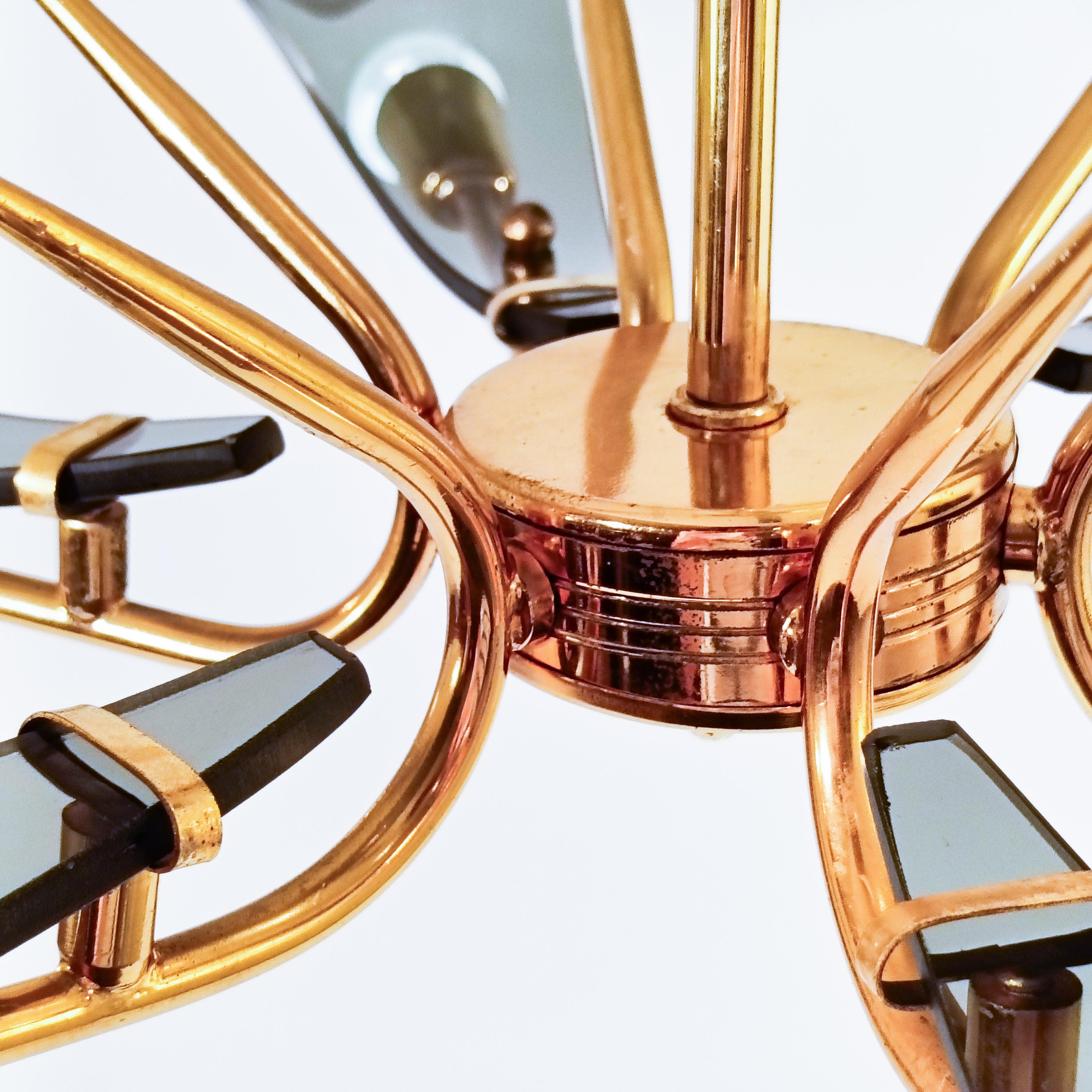 Max Ingrand. Lampadario in stile 