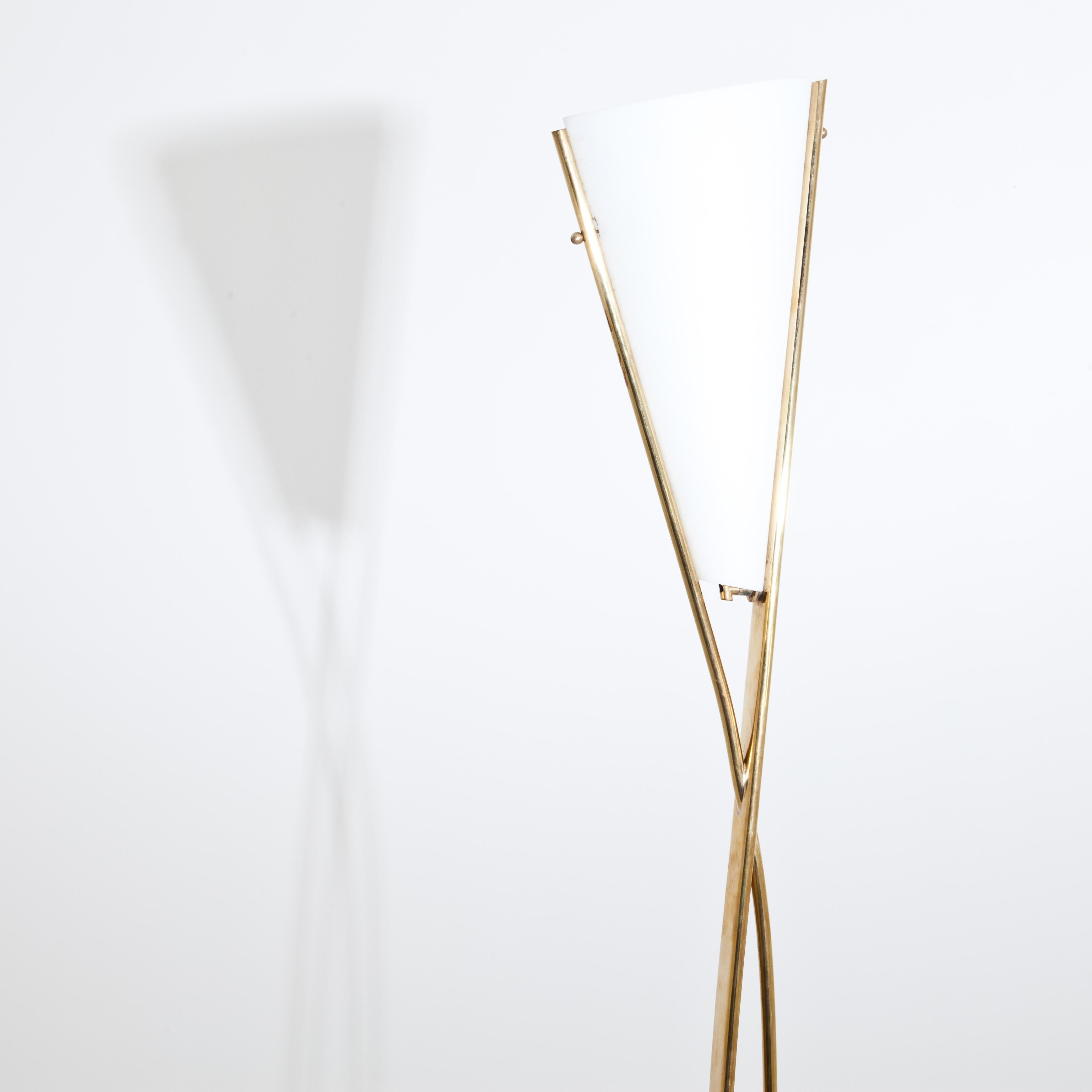 Max Ingrand Floor Lamp, for Fontana Arte, Italy, circa 1958 In Good Condition In Greding, DE
